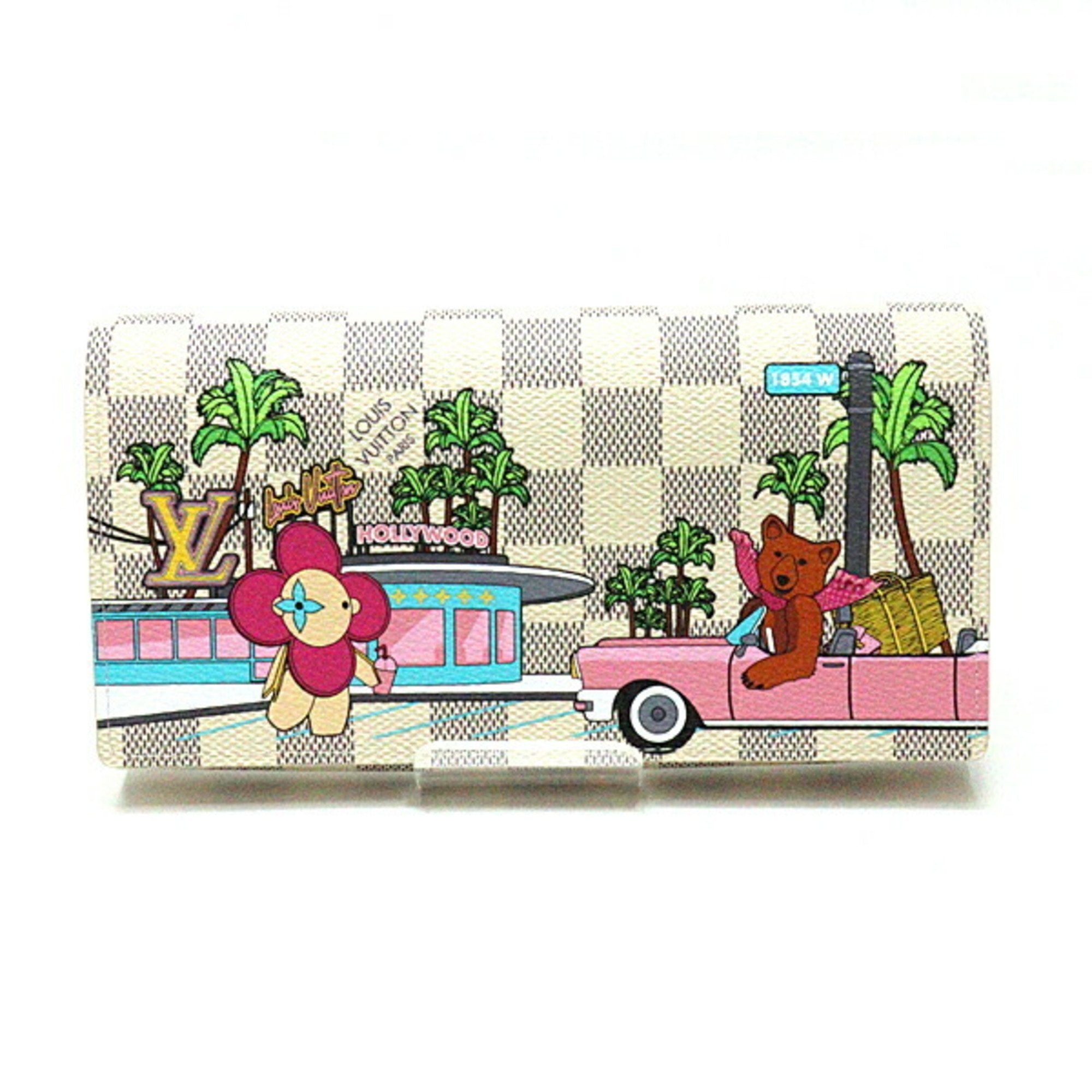 Louis Vuitton Sarah Wallet Vivienne Holiday Damier Ebene/Pink