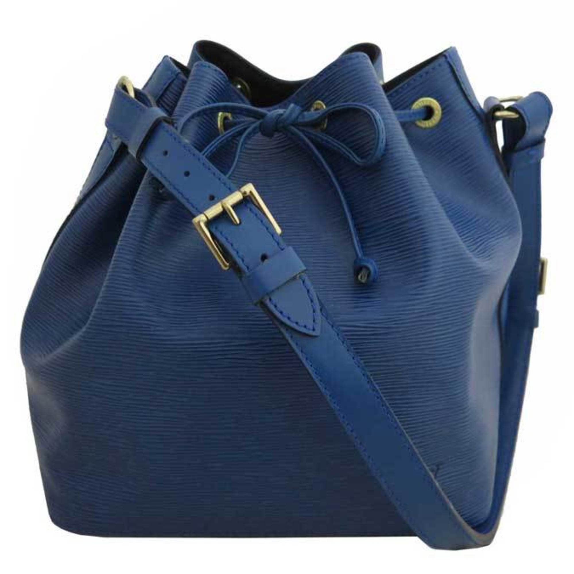 LOUIS VUITTON Shoulder Bag M44105 Petit Noe Epi Leather blue blue