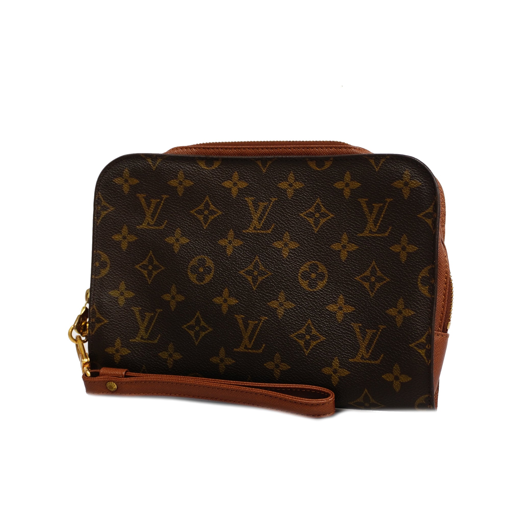 LOUIS VUITTON ORSAY CLUCTH HANDBAG PURSE MONOGRAM CANVAS M51790