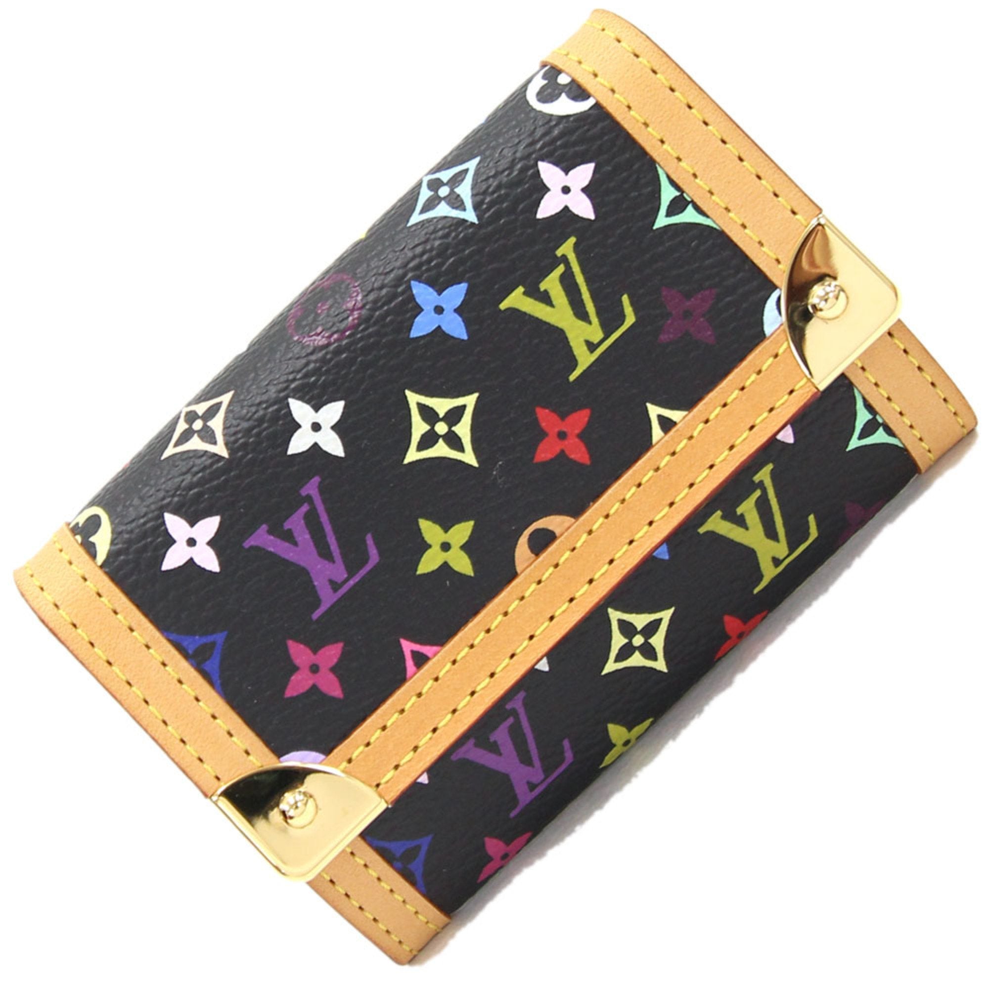 Louis Vuitton Multicolor Noir Bifold Compact Wallet