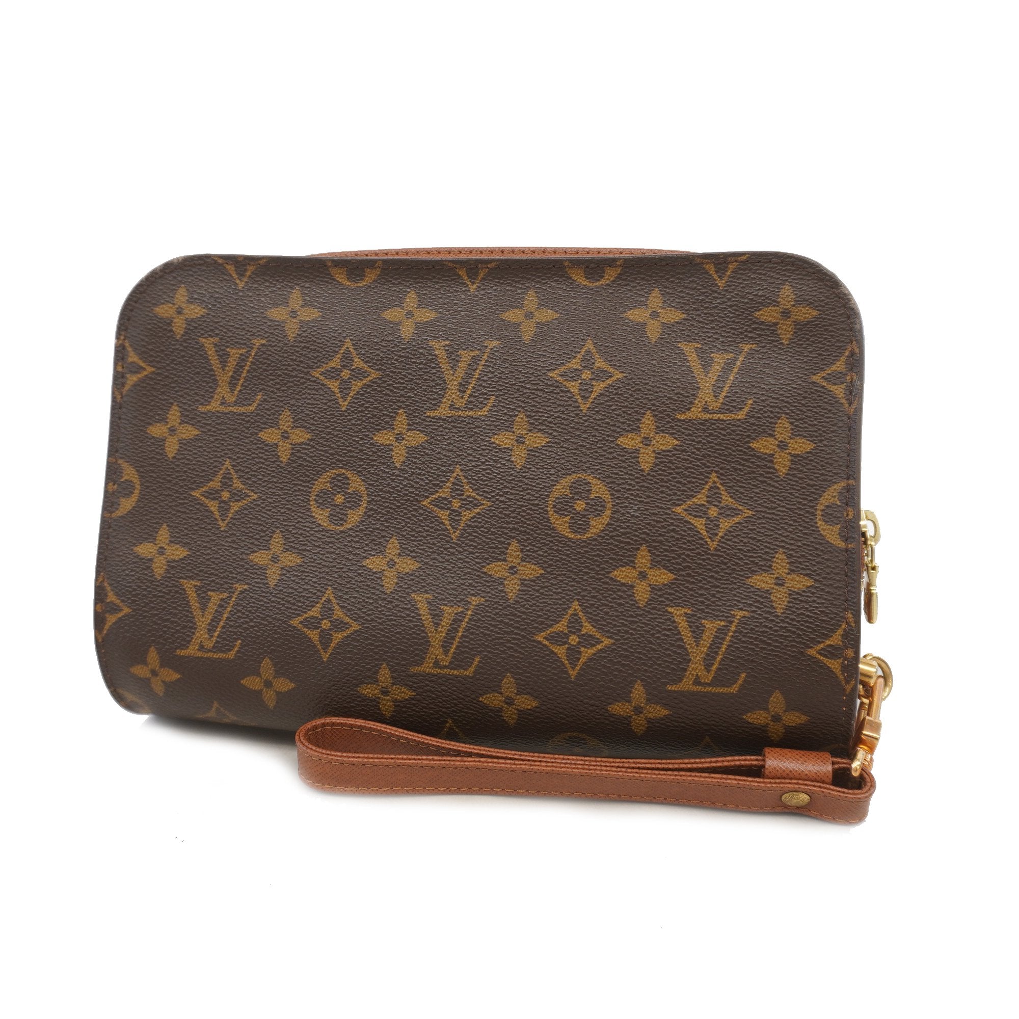 LOUIS VUITTON Monogram Orsay Unisex Clutch Wristlet