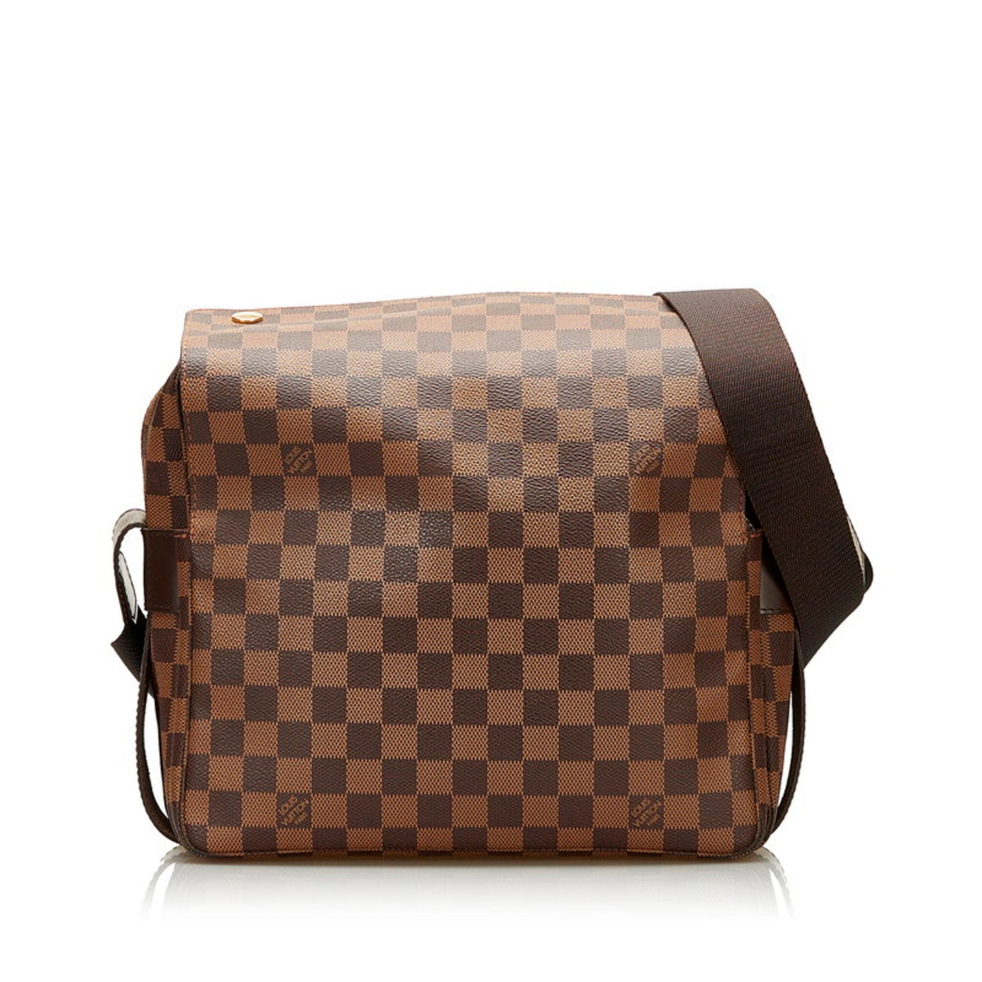 Shop for Louis Vuitton Damier Ebene Canvas Leather Naviglio Messenger Bag -  Shipped from USA