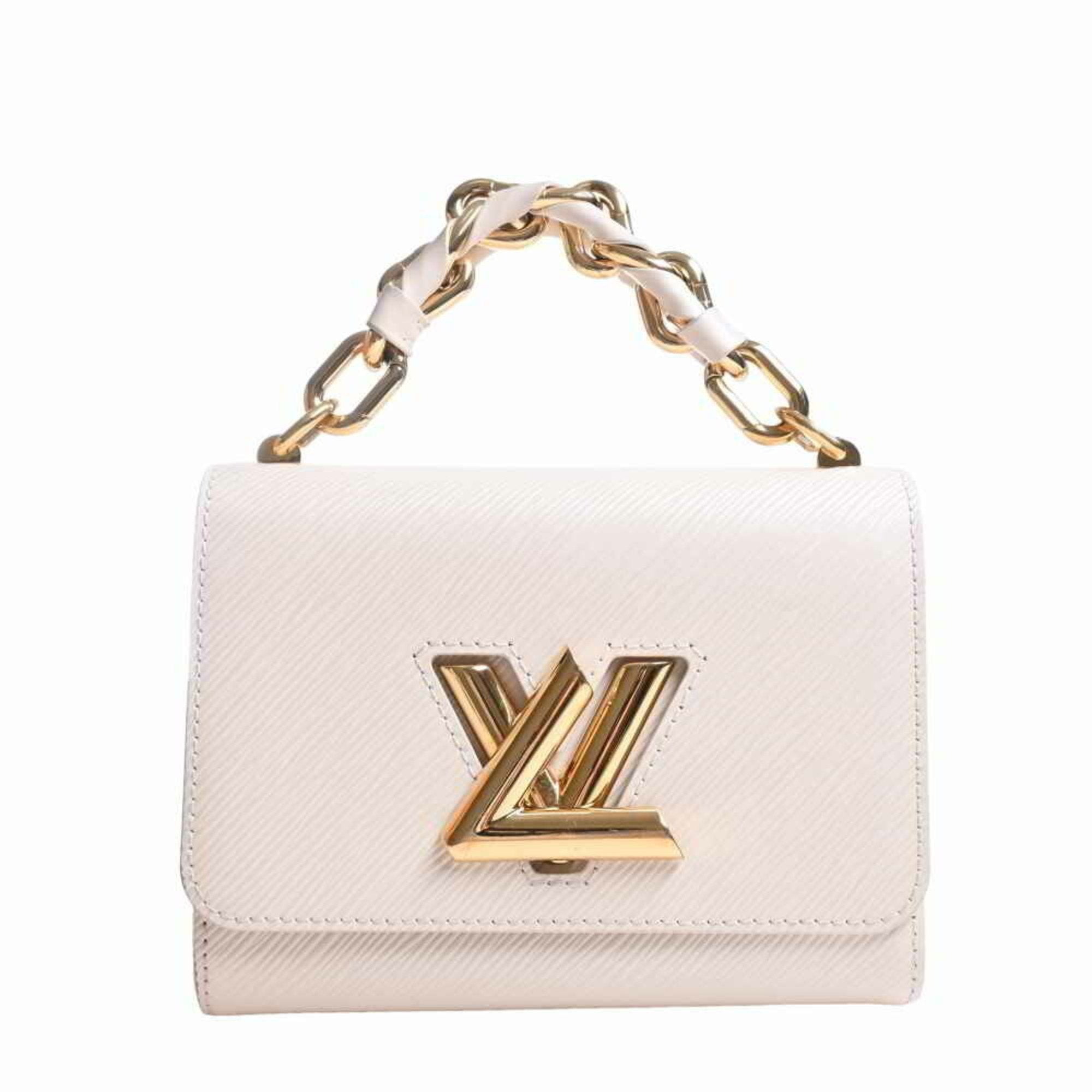 LOUIS VUITTON Twist PM Epi Leather Crossbody Bag Beige