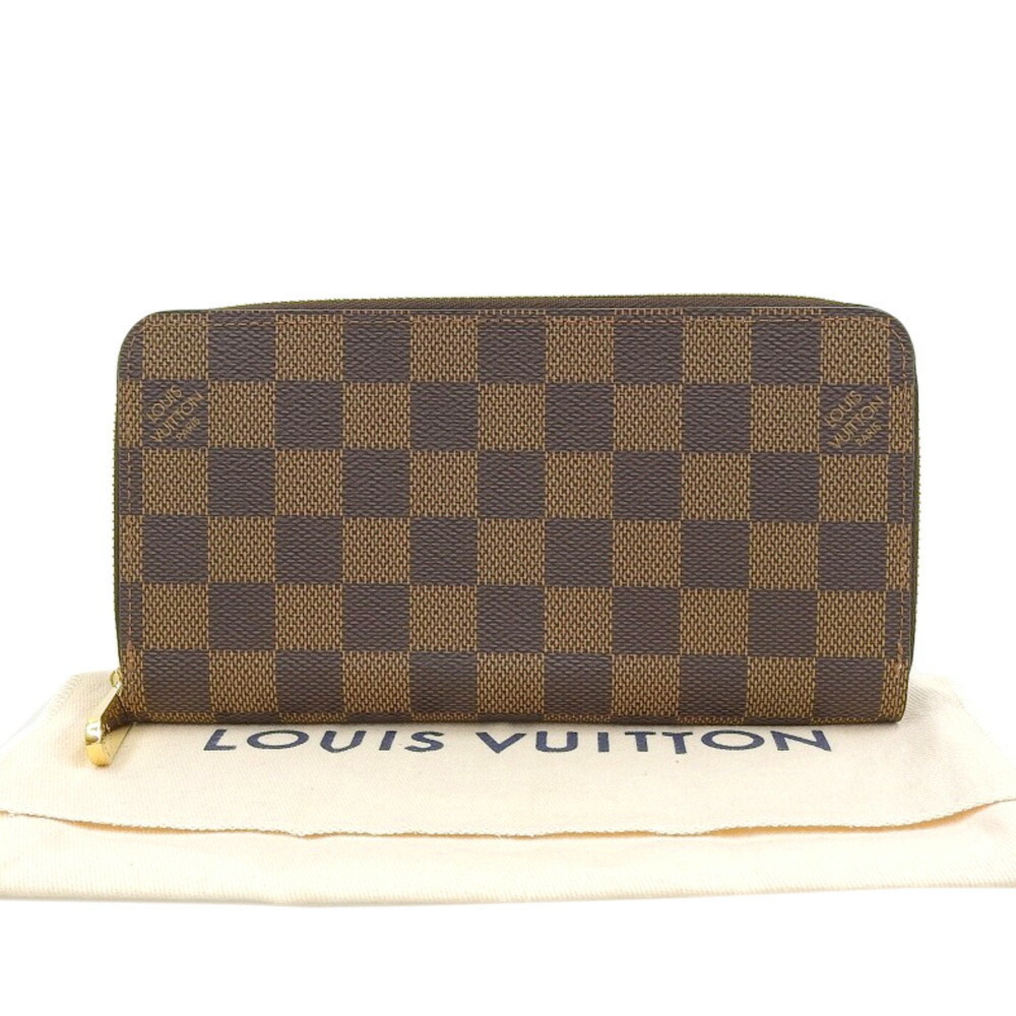 Louis Vuitton Zippy Wallet Rose Ballerine Damier Ebene