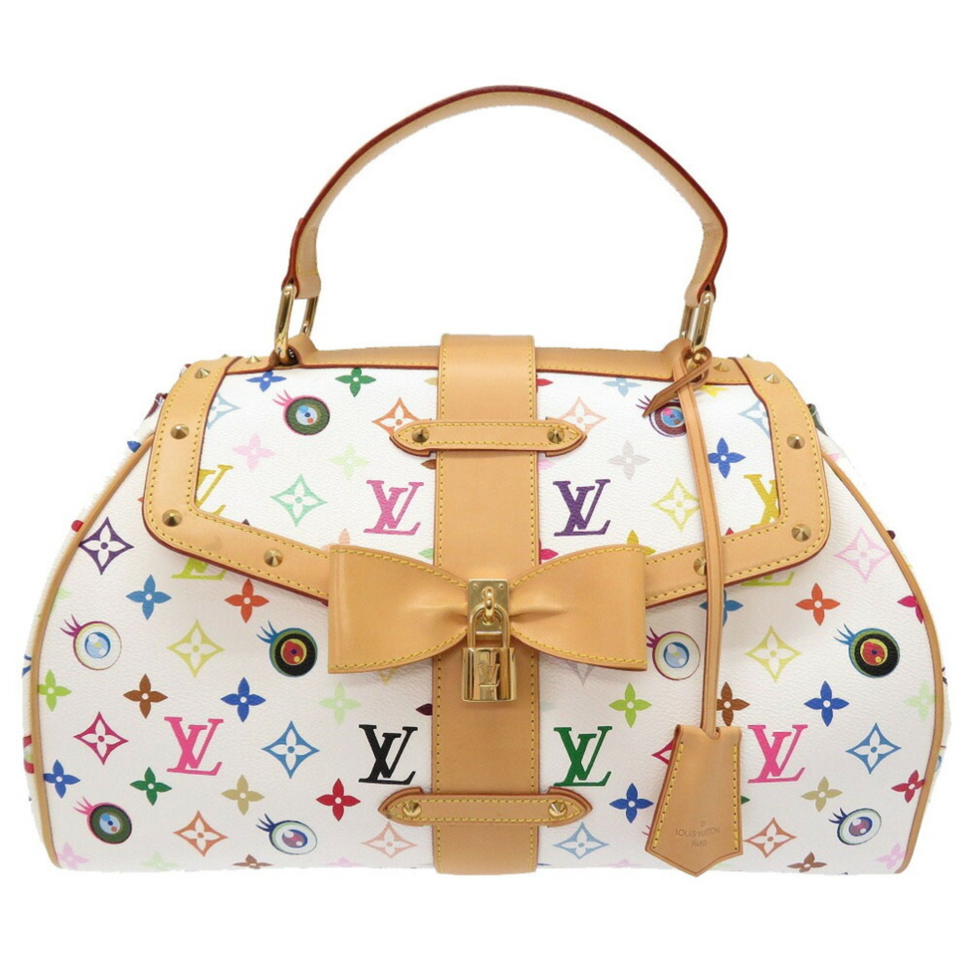 Authentic Louis Vuitton Murakami White Multi Monogram Speedy Bags/plus  Access