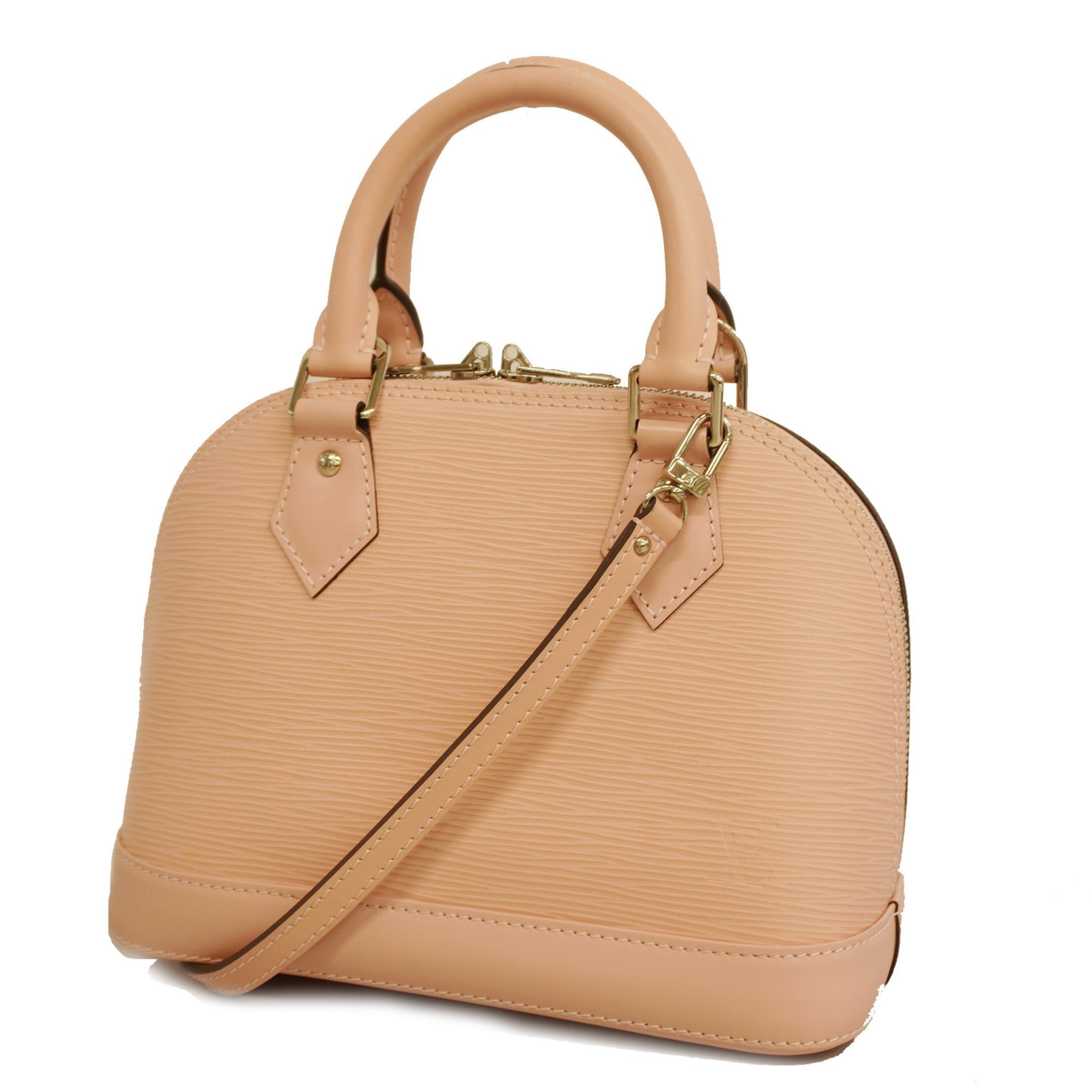 Louis-Vuitton-Epi-Alma-BB-2Way-Hand-Bag-Rose-Ballerine-M41327