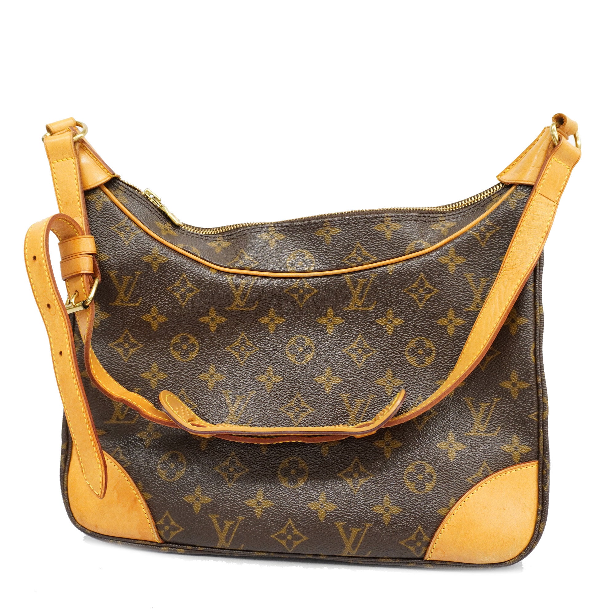 LOUIS VUITTON Monogram M51265 Boulogne Shoulder Bag Brown Vintage