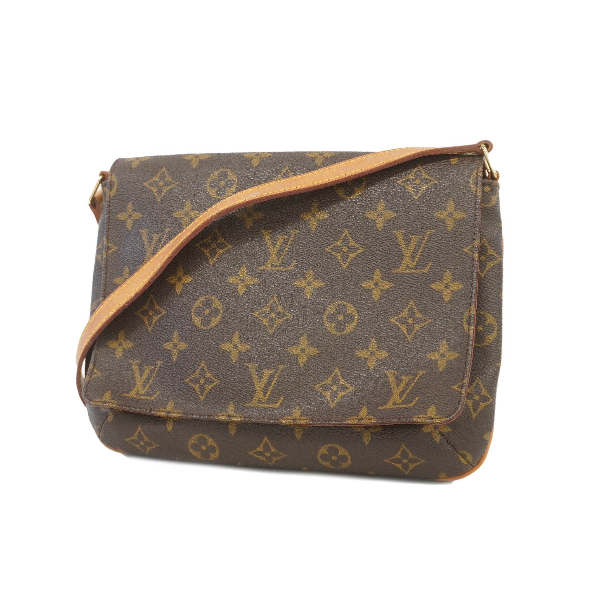 LOUIS VUITTON Handbag Monogram Musette Tango M51257 Short Strap