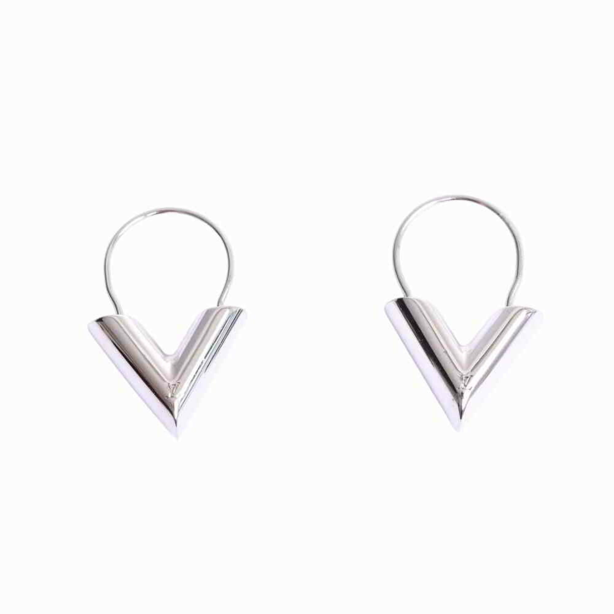 Louis Vuitton Earrings Wood Gold/Silver in Metal with Aged Silver-tone - US