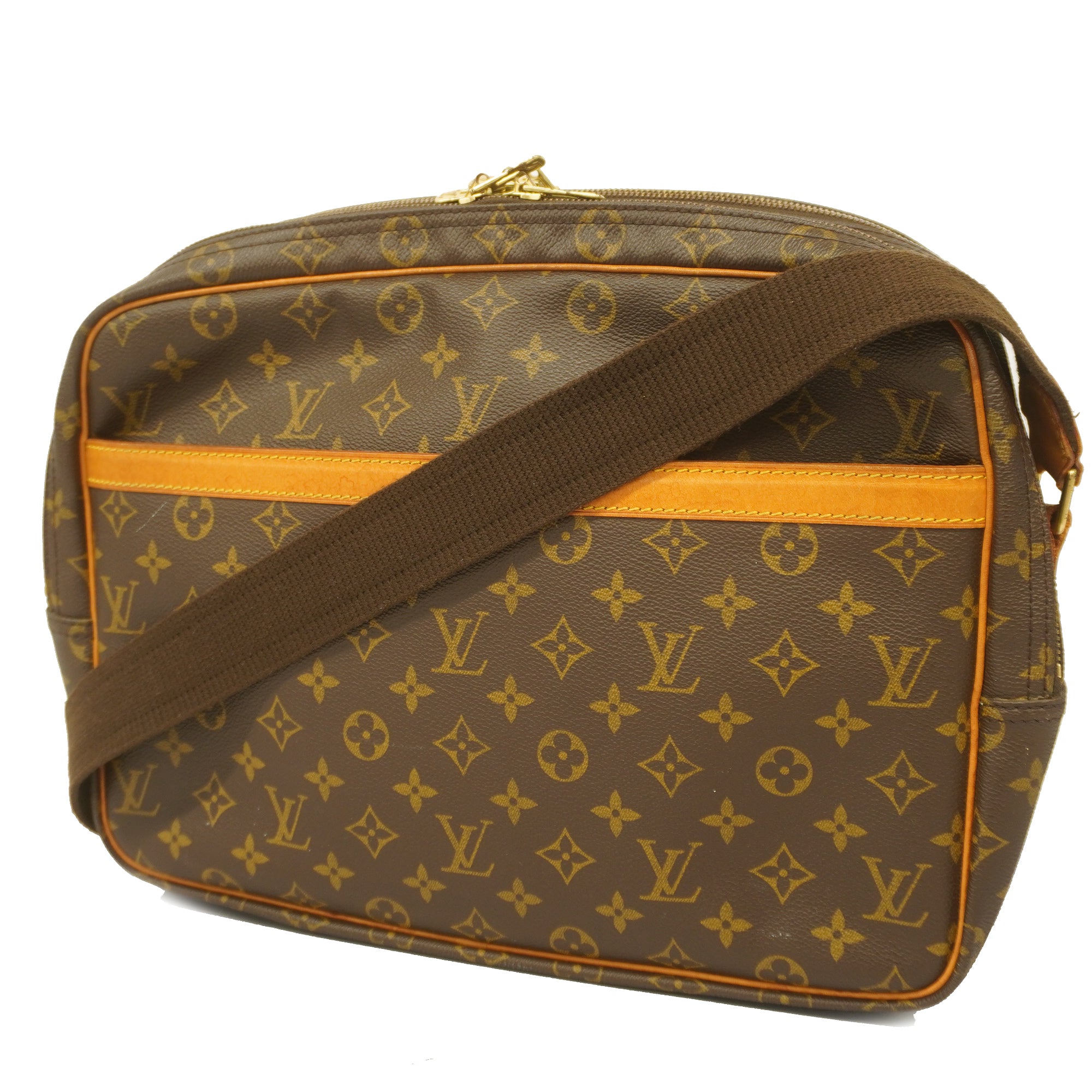 Louis Vuitton, Bags, Auth Louis Vuitton Monogram Reporter Gm M45252  Womens Shoulder Bag