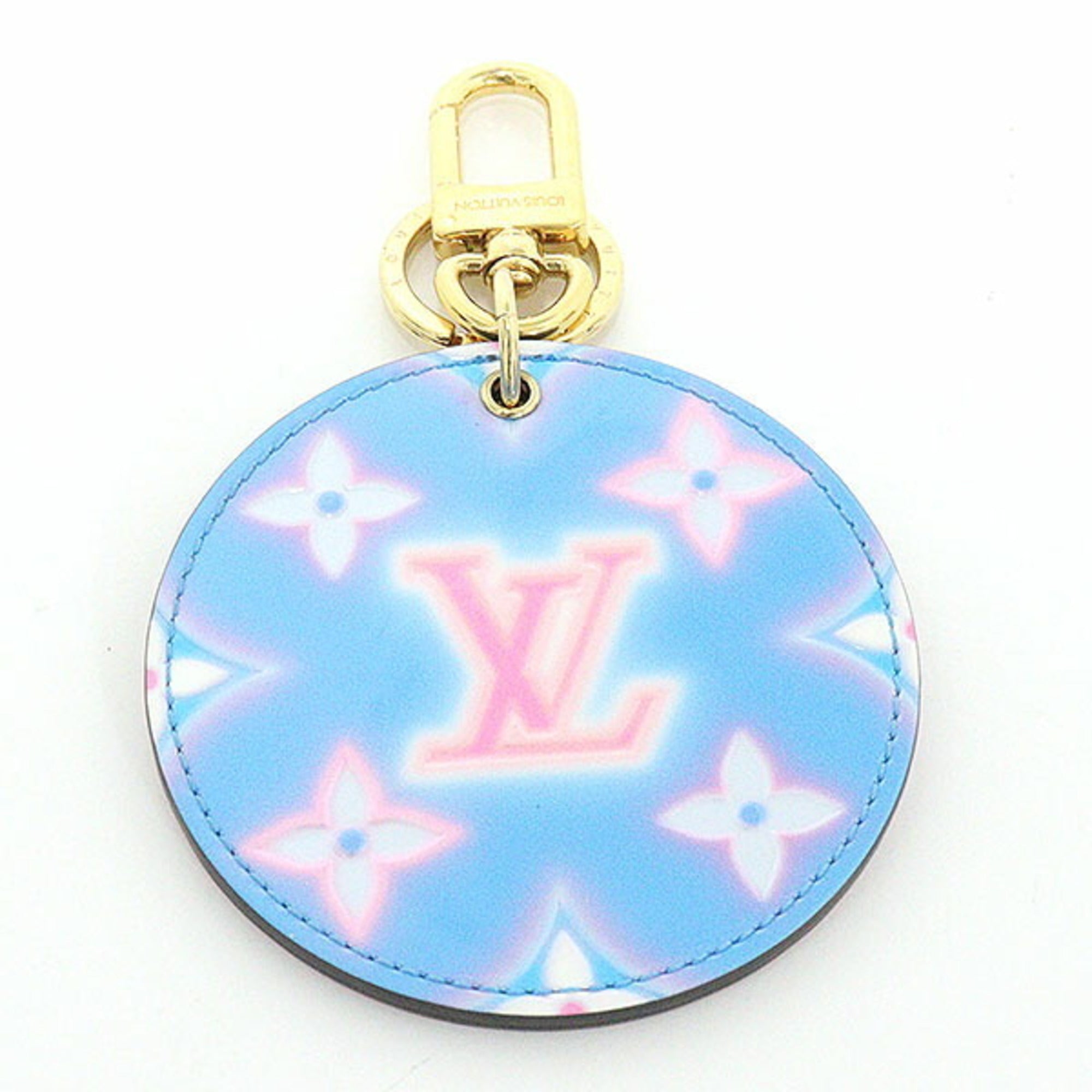 LOUIS VUITTON Bag Charm Key Ring Porte Cles Black Heart