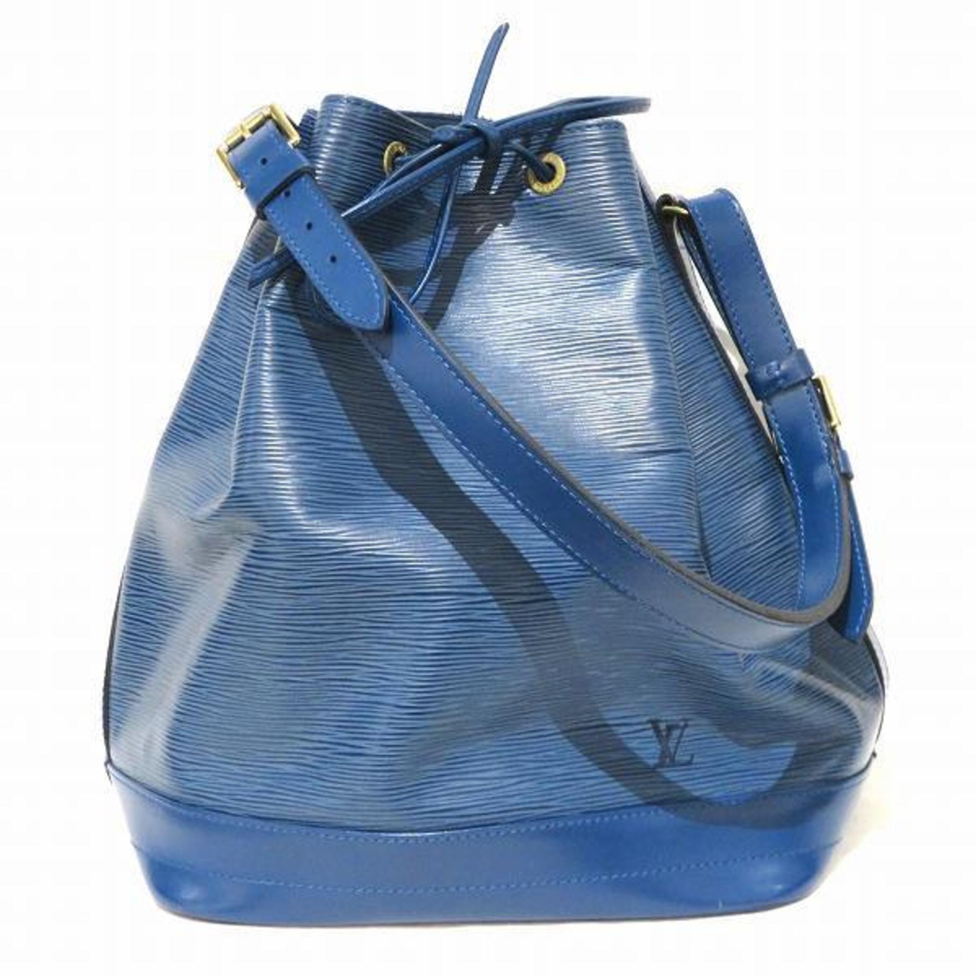 LOUIS VUITTON Shoulder Bag M44005 Noe Epi Leather blue blue Women