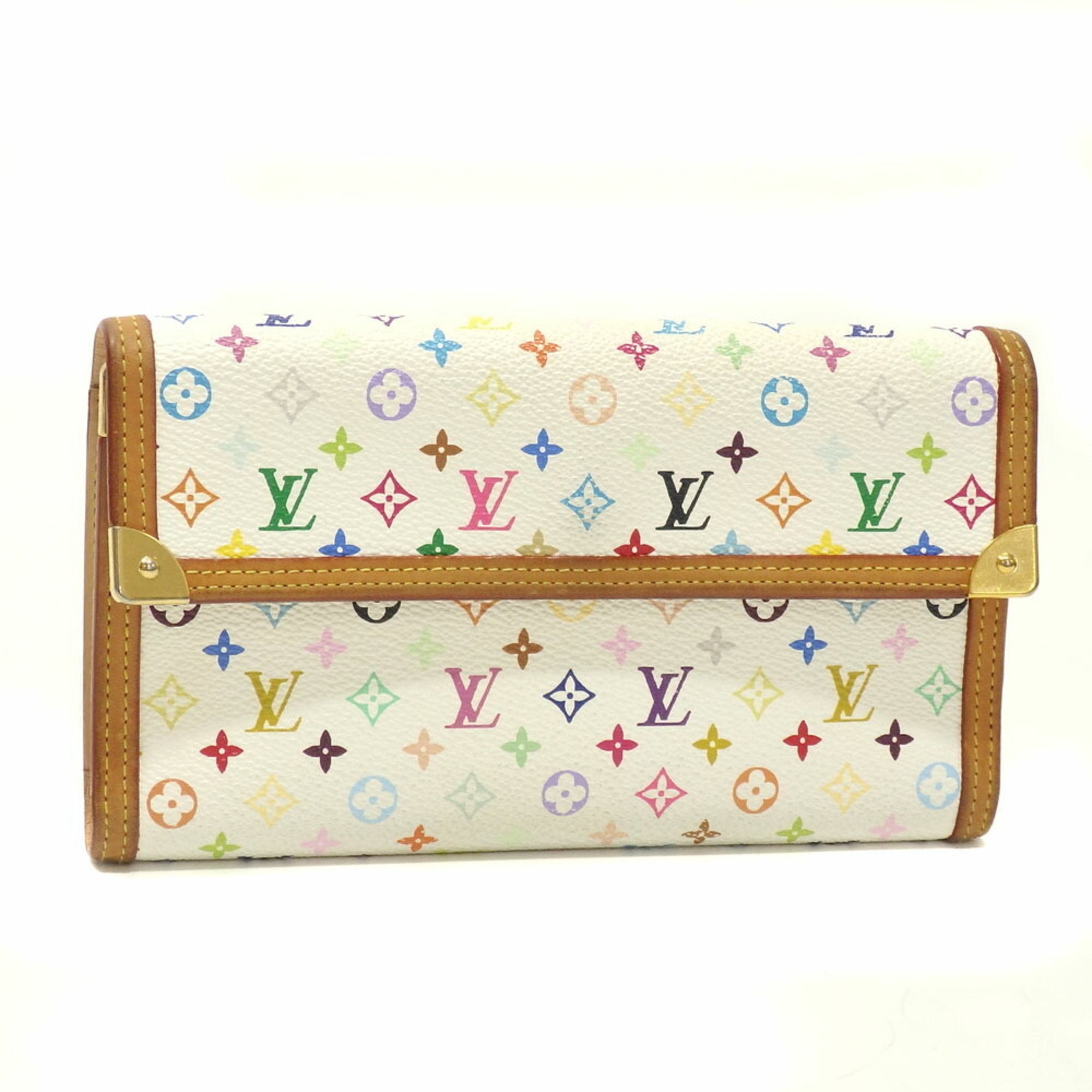 LOUIS VUITTON Louis Vuitton Porto Tresor International Trifold Long Wallet  Monogram Multicolor Bron M92659 TH1003