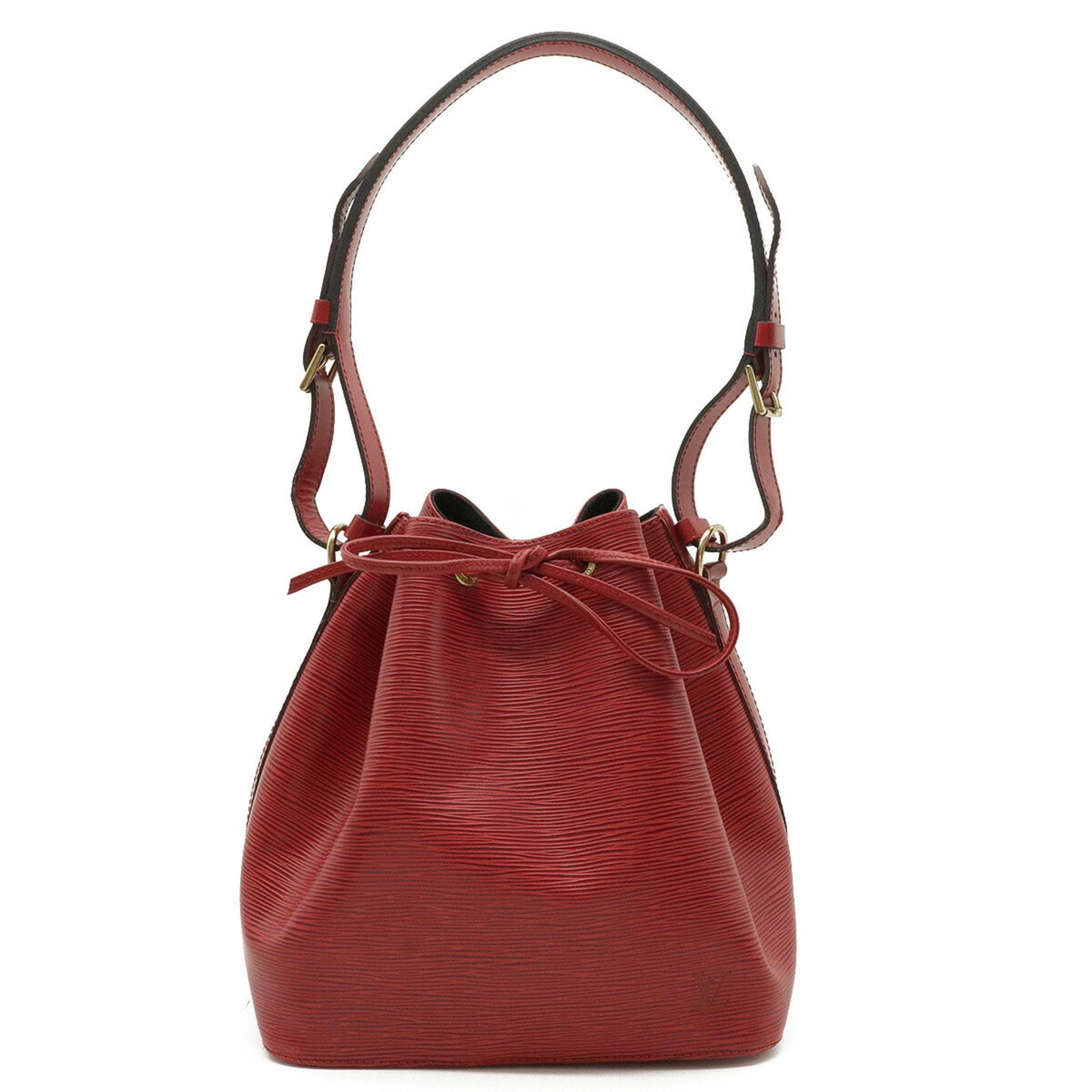 Louis Vuitton Red EPI Leather Petite Noe Bag