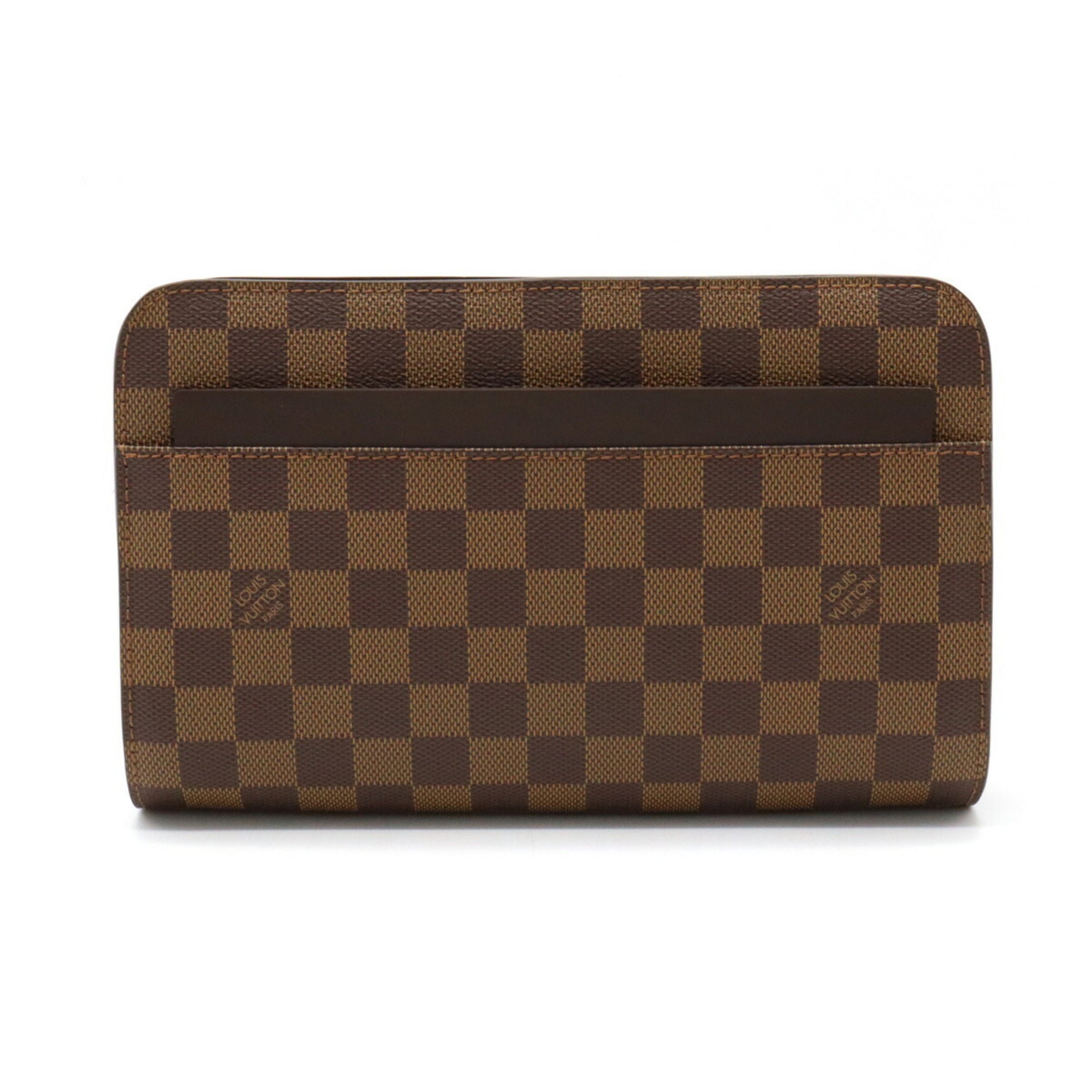 Louis Vuitton Damier Ebene Pouch - Brown Clutches, Handbags