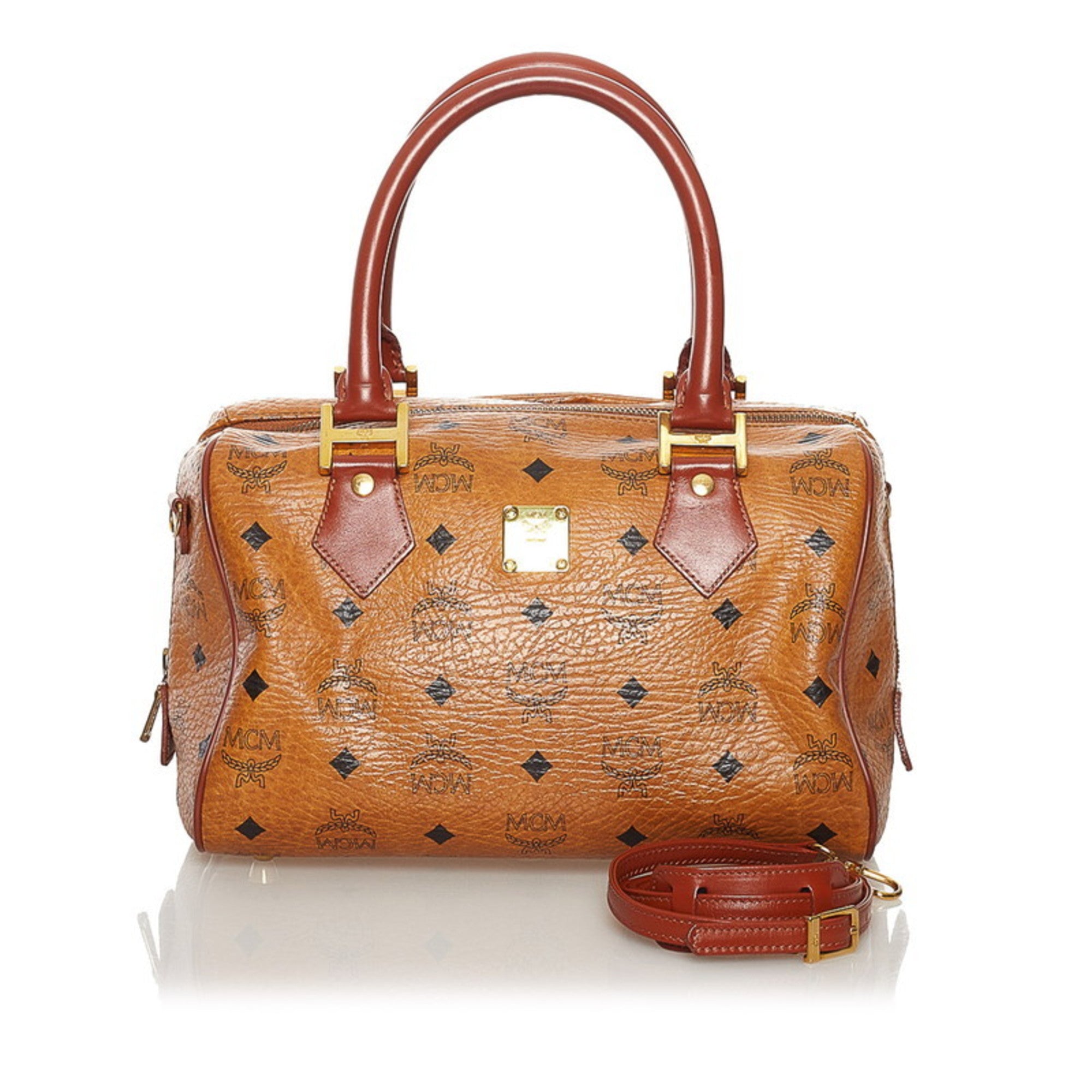 MCM MONOGRAM VISETOS KELLY 2WAY - Dust & Bags Boutique