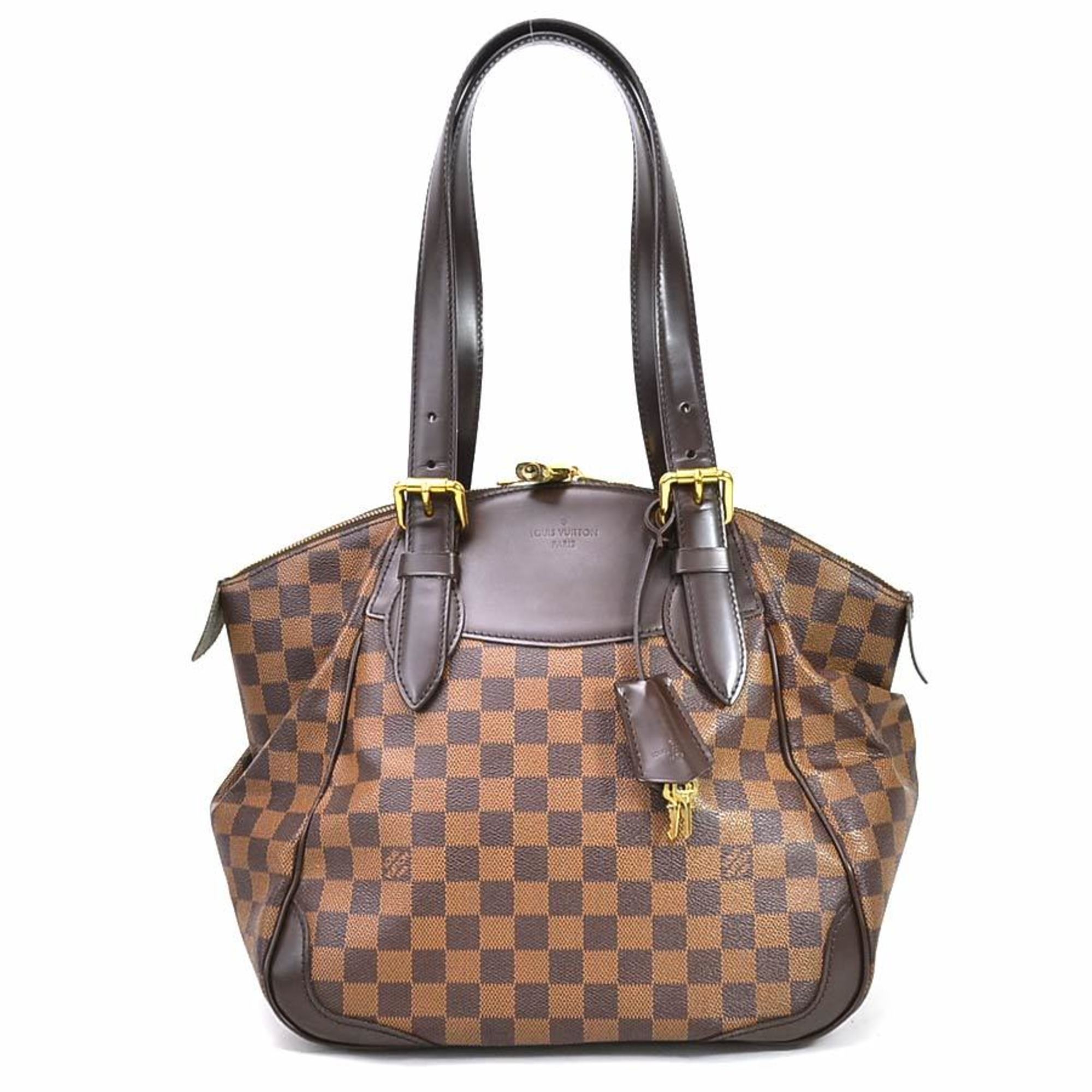 LOUIS VUITTON Verona MM Damier Ebene Shoulder Handbag