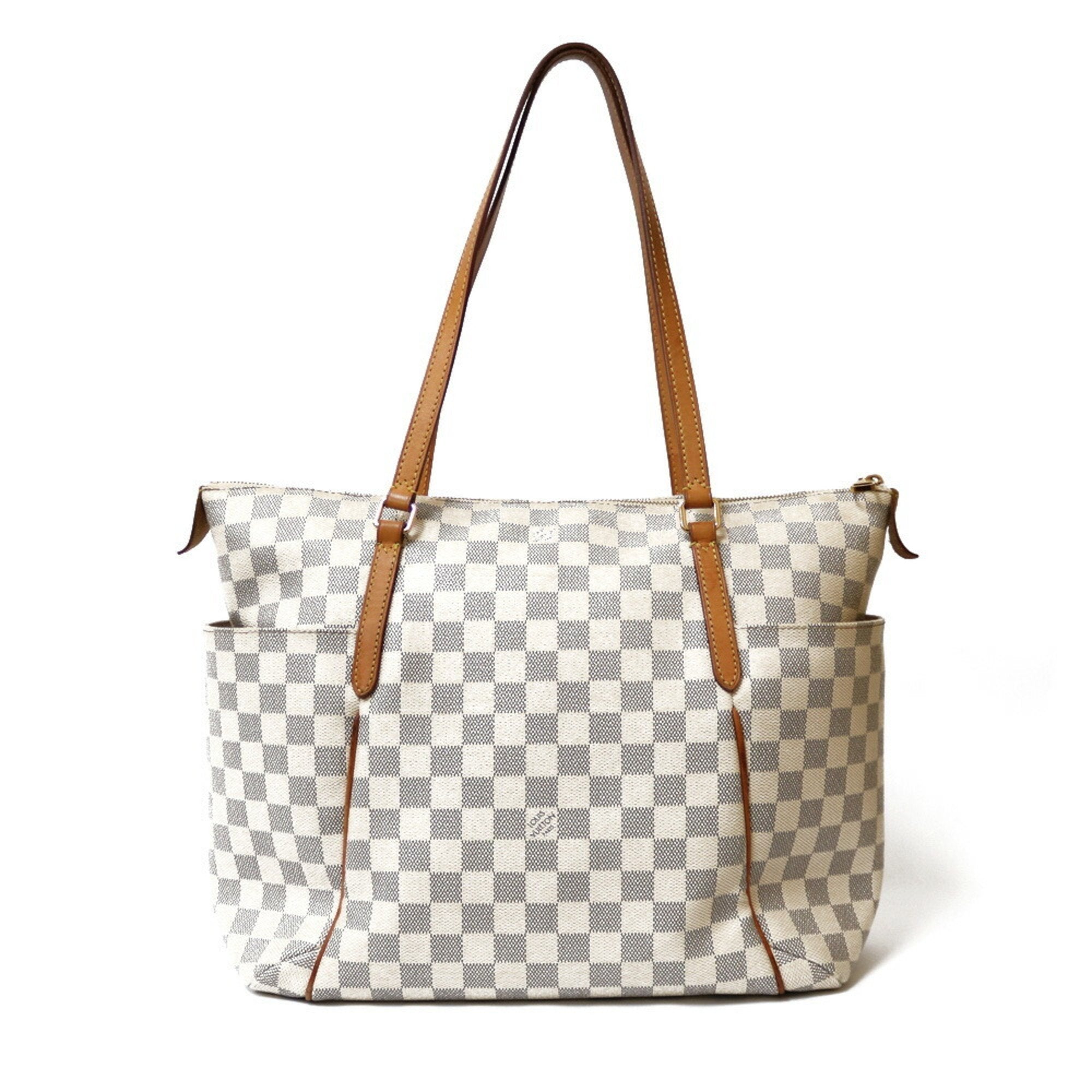 LOUIS VUITTON Shoulder Bag Damier Azur LV Totally GM N51263 White Ladi in  2023