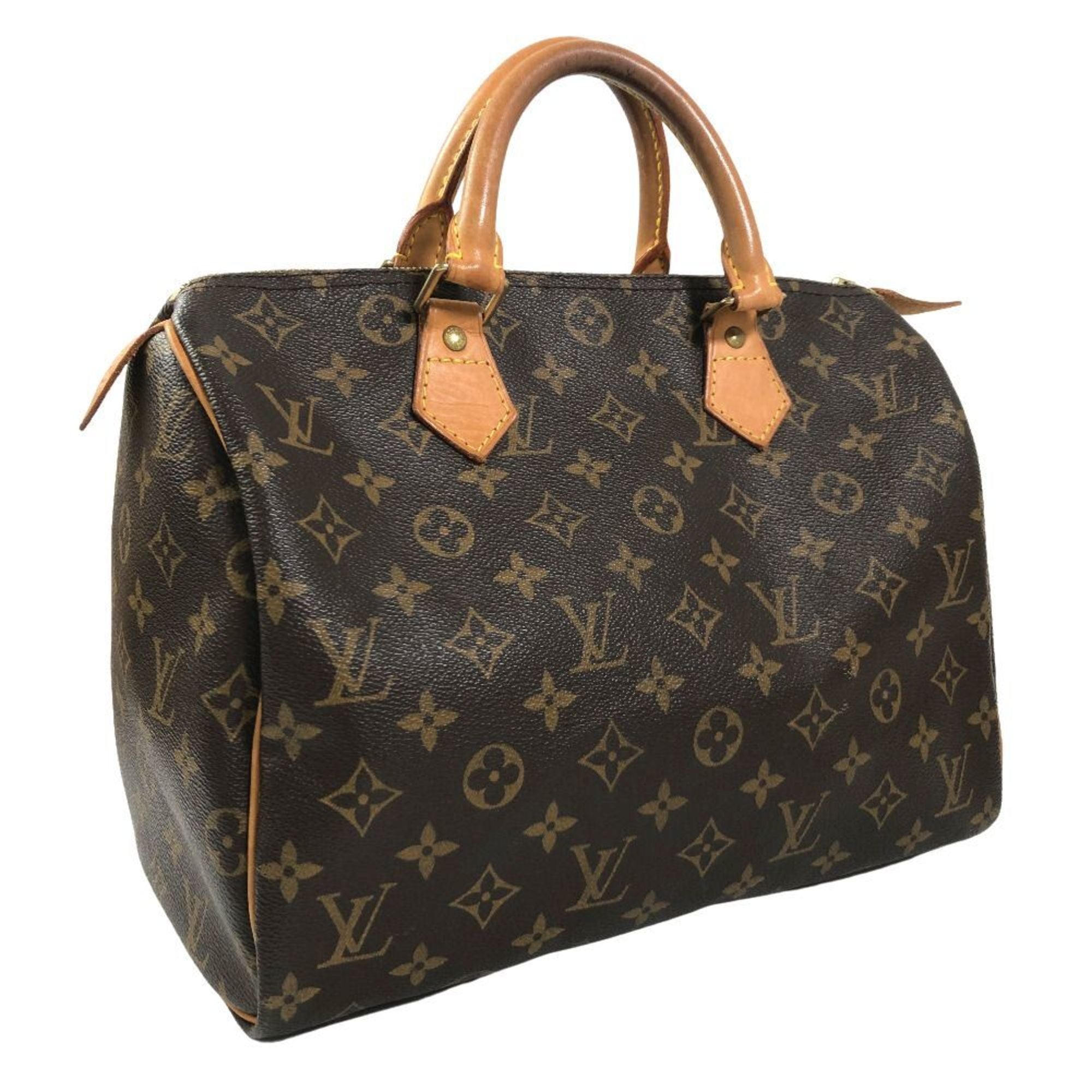 LOUIS VUITTON Handbag M41526 Speedy 30 vintage Monogram canvas Brown Women  Used