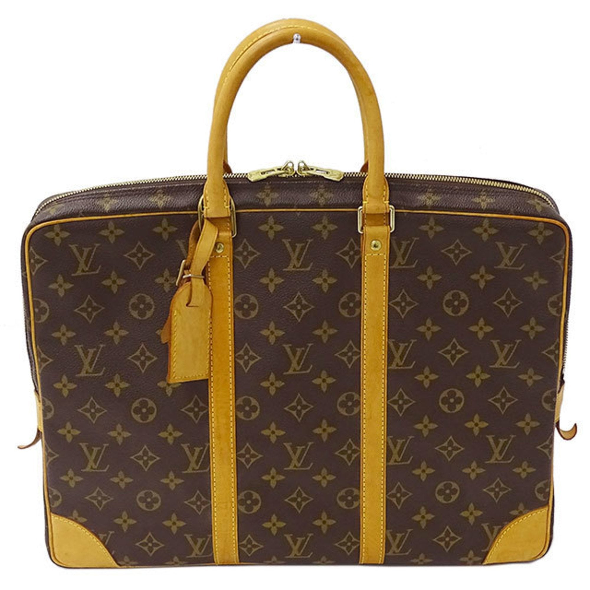 Louis Vuitton Monogram Porte Documan Voyage M53361 Bag Briefcase Men