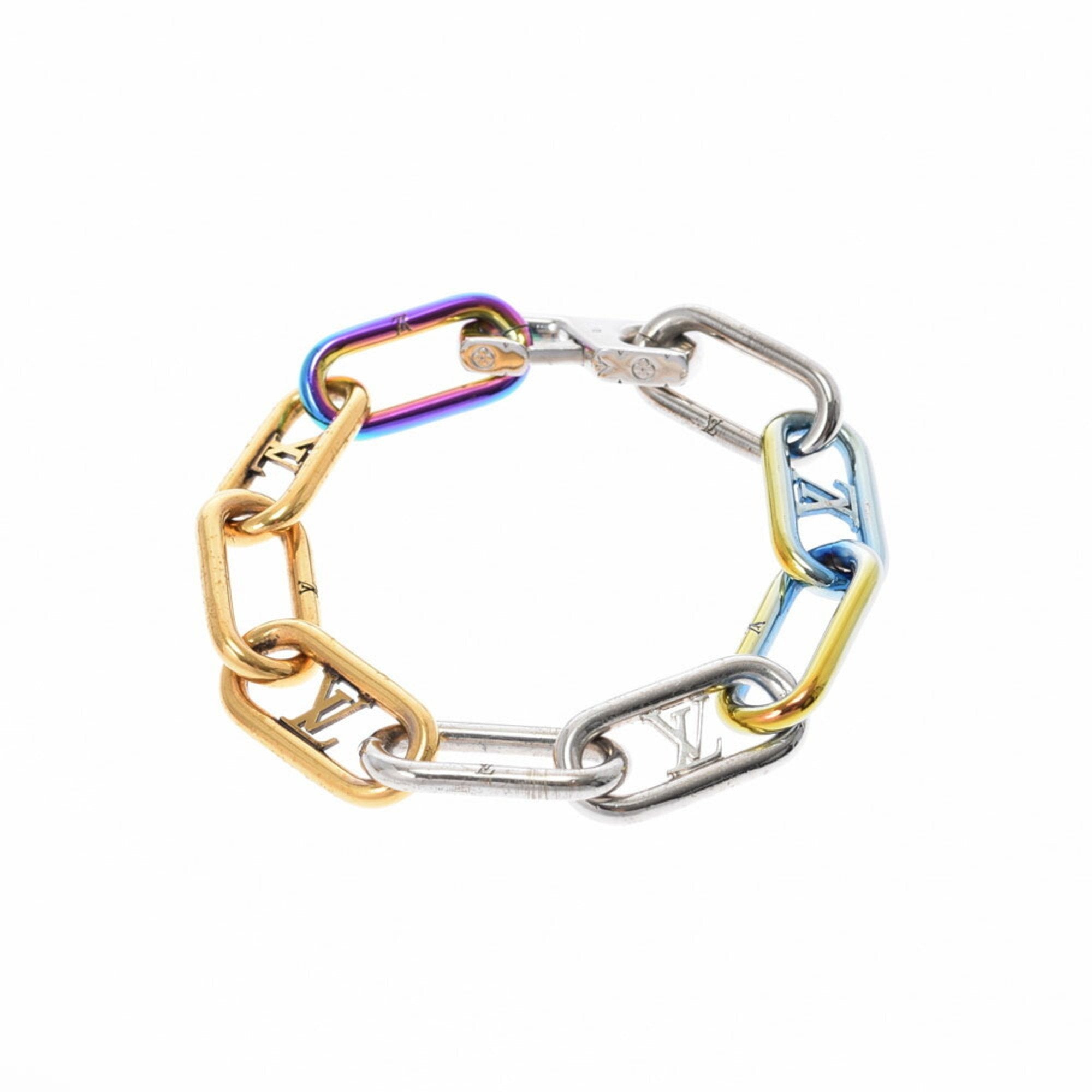 Louis Vuitton, Jewelry, Louis Vuitton Brasserie Lv Instinct Chain Bracelet  M0508 Silver Metal