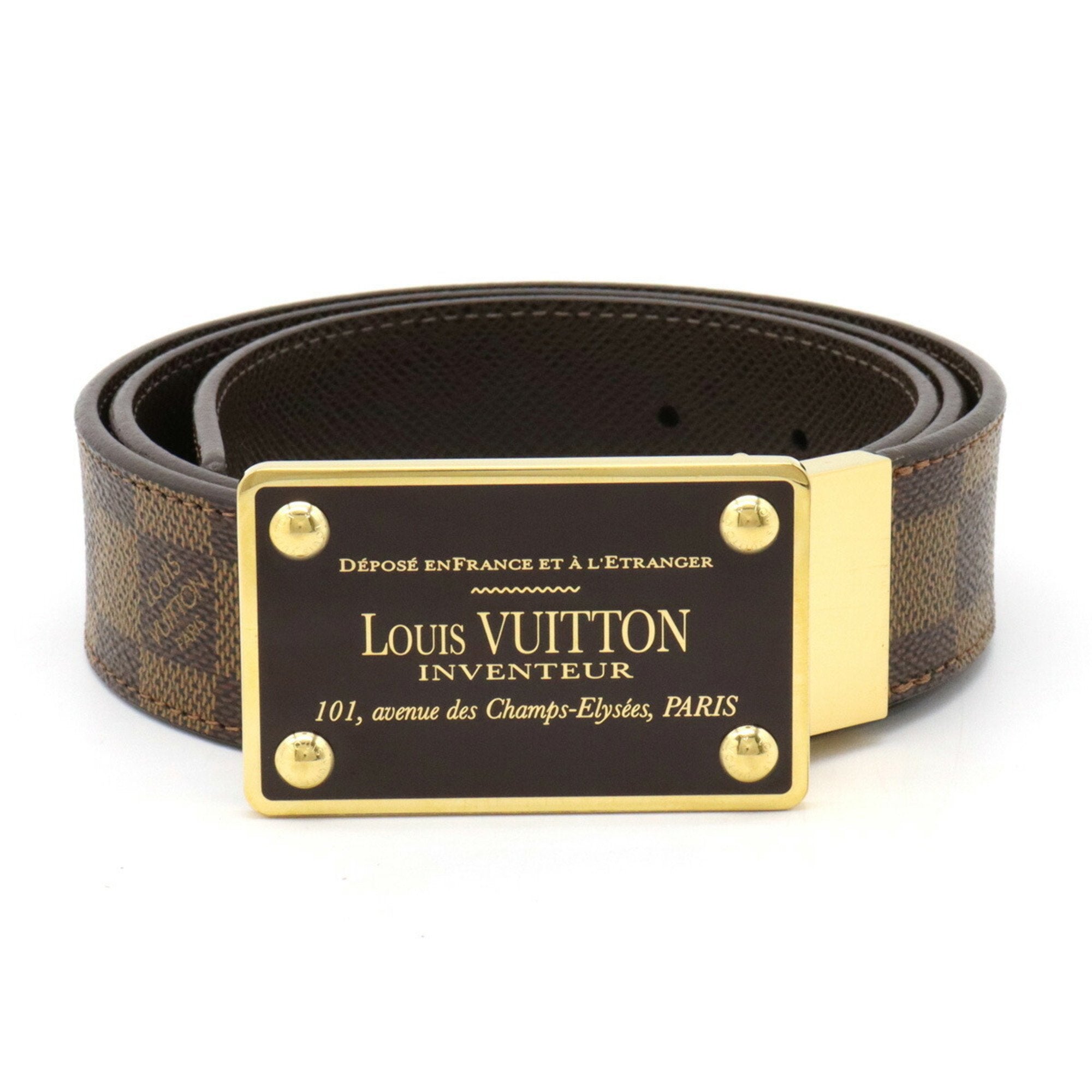 LOUIS VUITTON LOUIS VUITTON Ceinture Seattle Belt M6906 leather