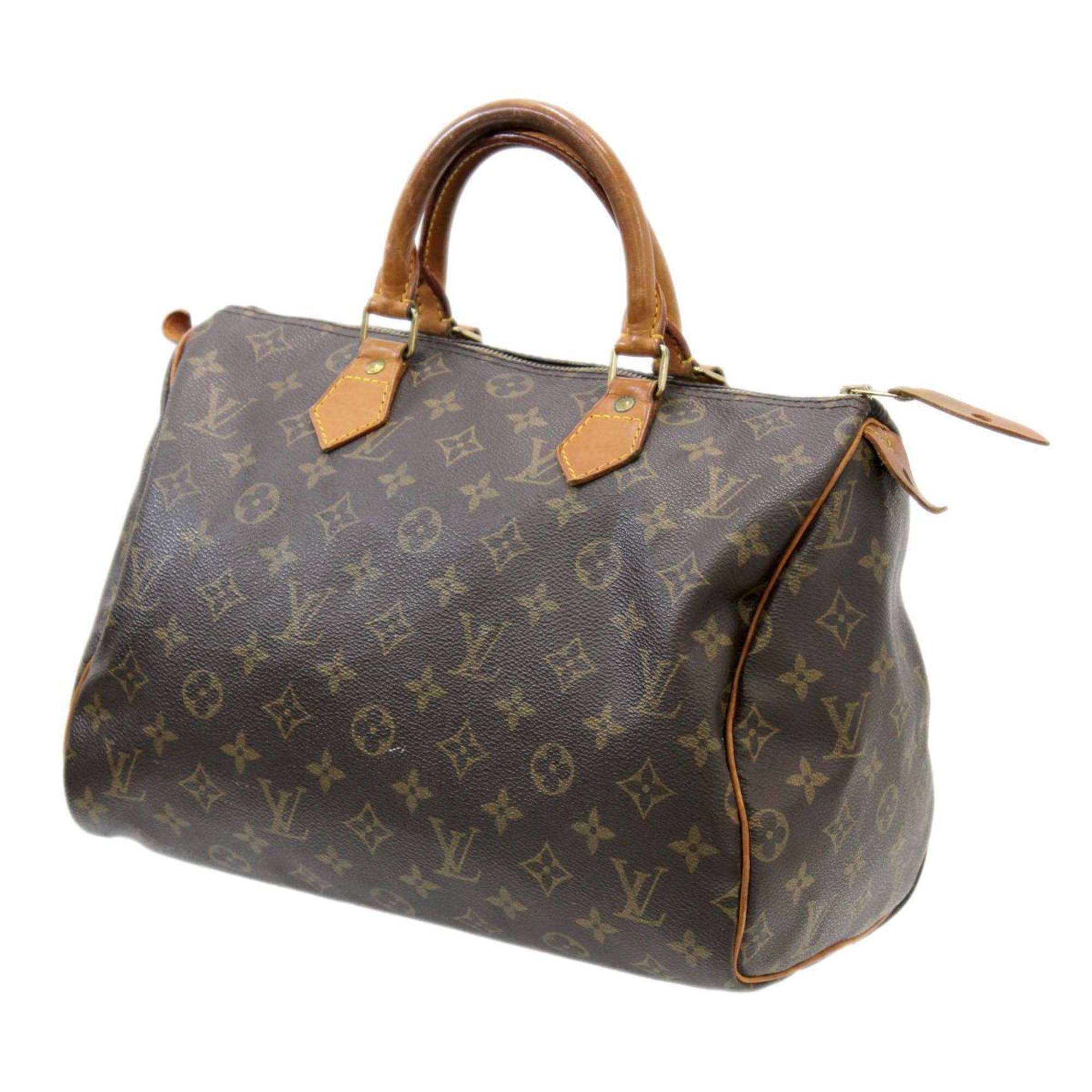 Louis Vuitton Speedy 30 Monogram Mini Boston Bag Hand Bag Brown Canvas  M41526