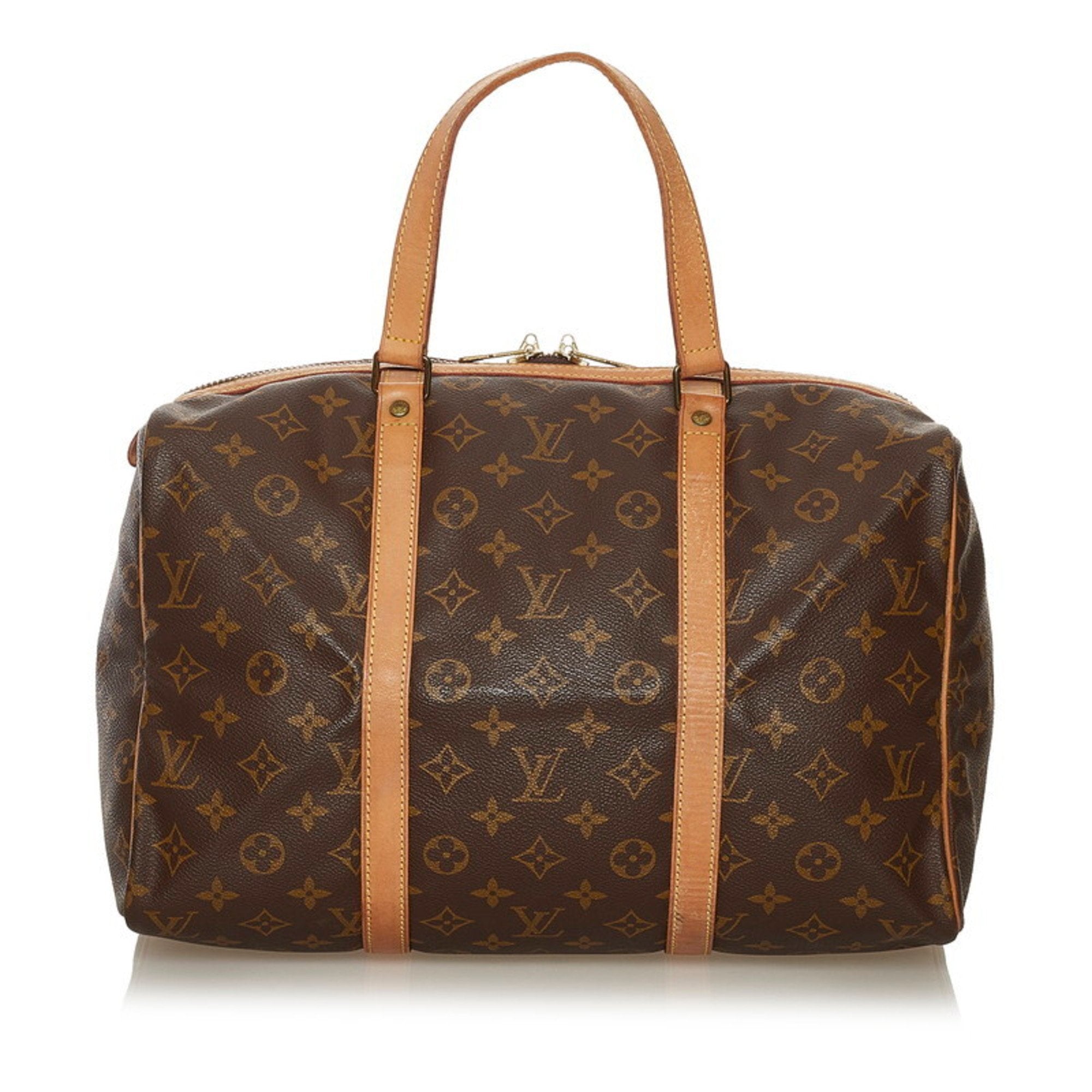 LOUIS VUITTON Monogram Exantricite Handbag M51161 Brown PVC Leather Ladies