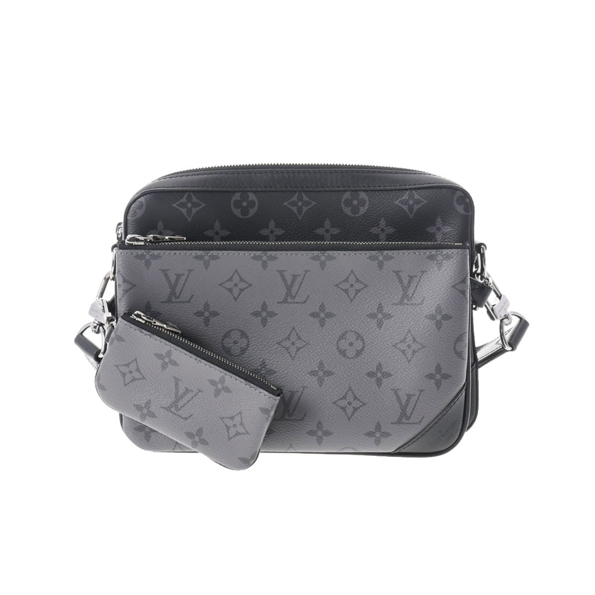  Louis Vuitton M69443 Men's Shoulder Bag, Monogram Black,  Gray, gray : Clothing, Shoes & Jewelry