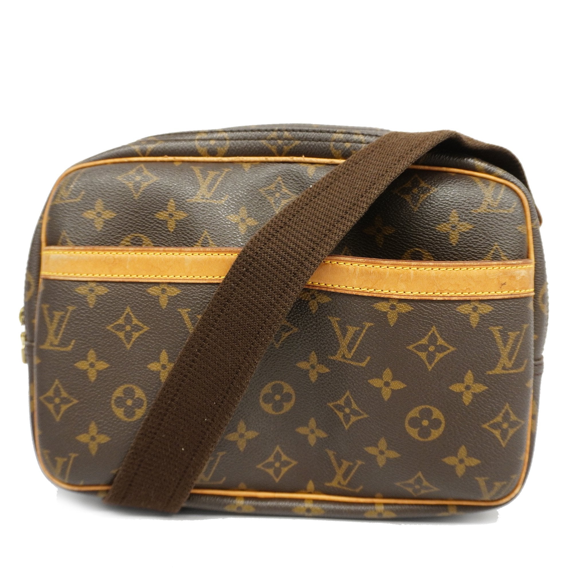 Auth Louis Vuitton Monogram Reporter PM M45254 Women's Shoulder