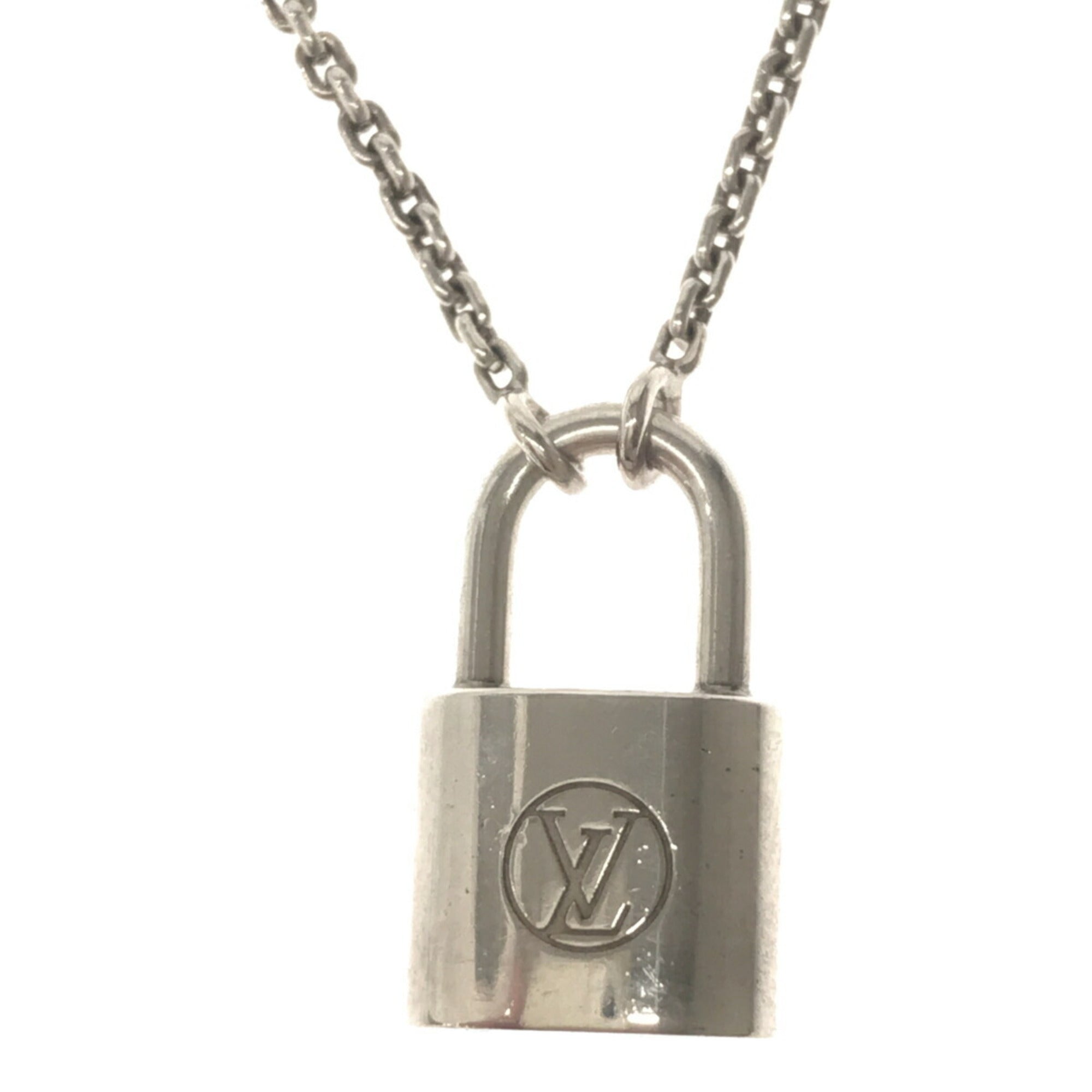 Shop Louis Vuitton Silver lockit pendant, sterling silver (Q93559