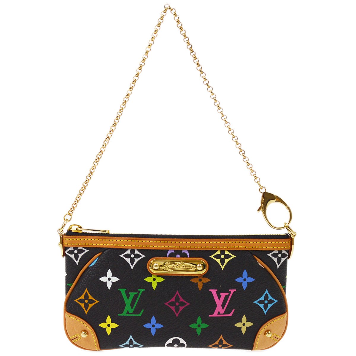Louis Vuitton, Bags, Authentic Louis Vuitton Pochette Milla Mm 2way Chain  Bag Aa440 Multicolor