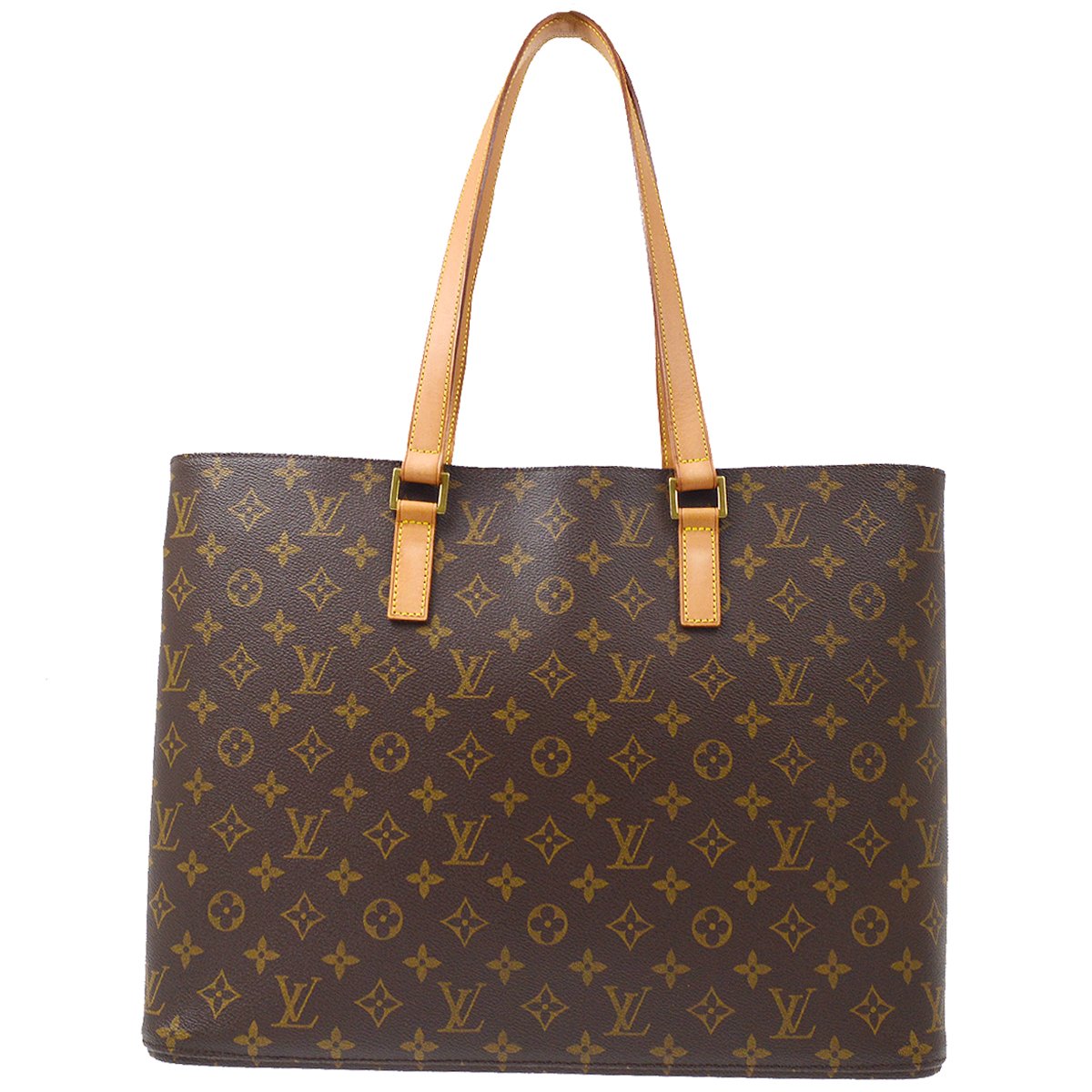 Pre-owned Louis Vuitton 2001 Monogram Luco In Brown