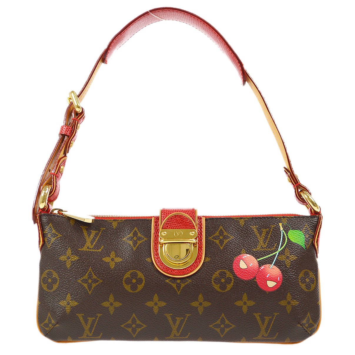 Louis Vuitton Bucket Bag Limited Edition Monogram Cerises at