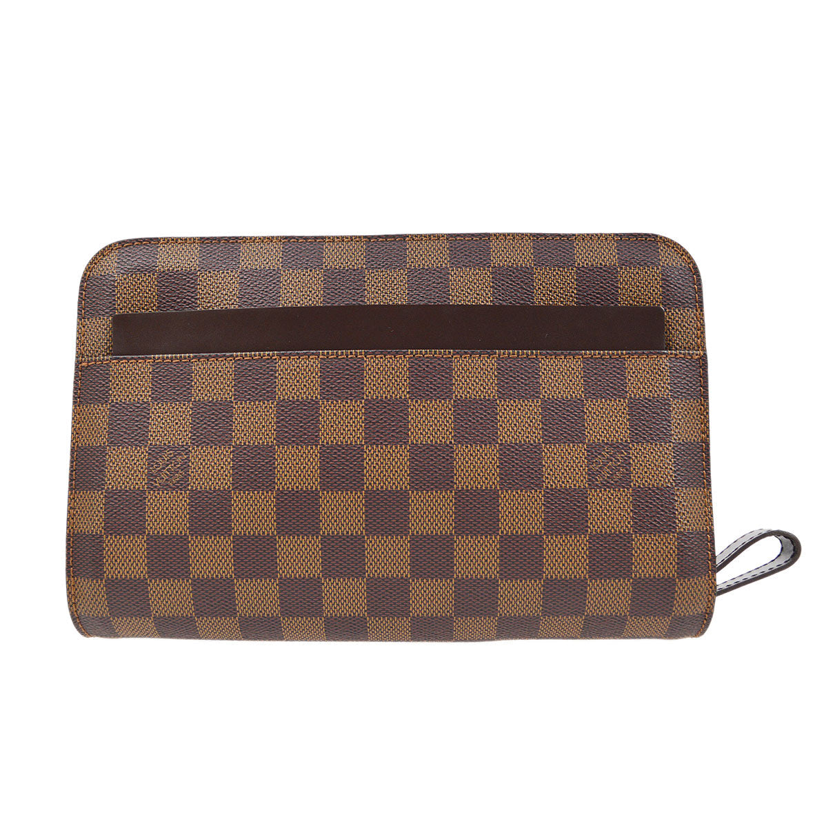 LOUIS VUITTON Damier Ebene Saint Louis Clutch Bag N51993 LV Auth