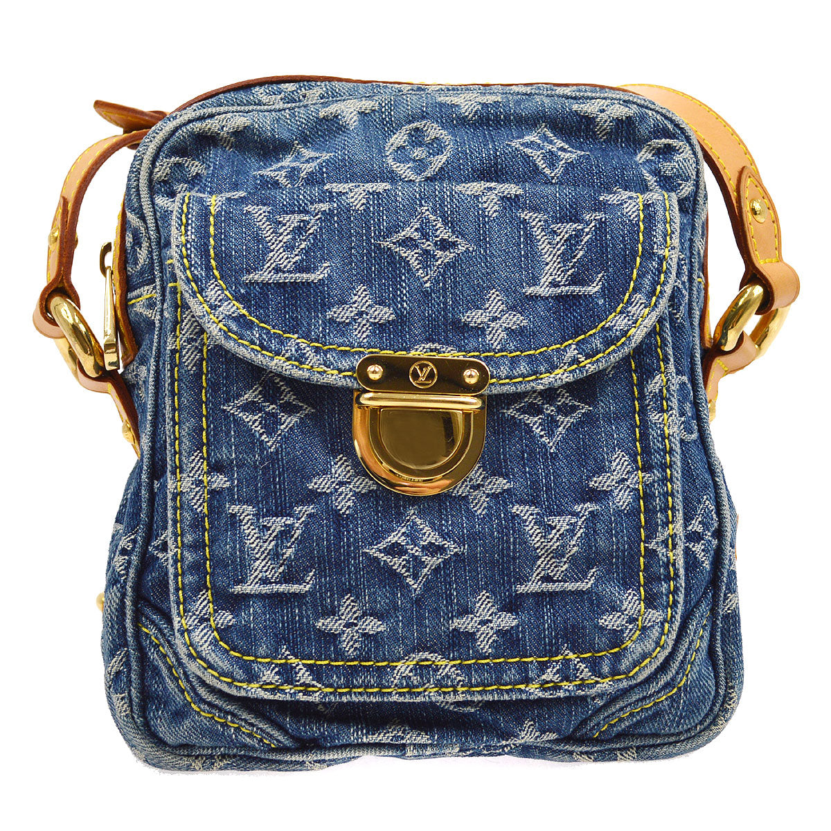 Louis Vuitton Denim Camera Bag M95348