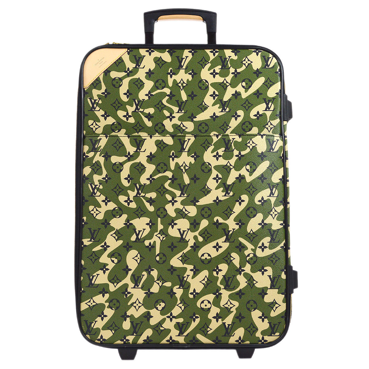 Louis Vuitton 2008 Pre-owned Camouflage Monogram Carry 60 Travel Bag - Green