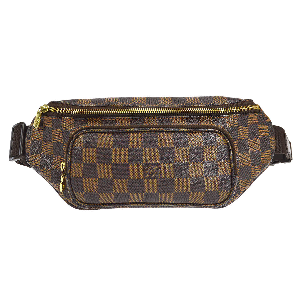 Good Auth LOUIS VUITTON N51172 Damier Ebene Bum Bag Melville Waist Bag LV  F/S