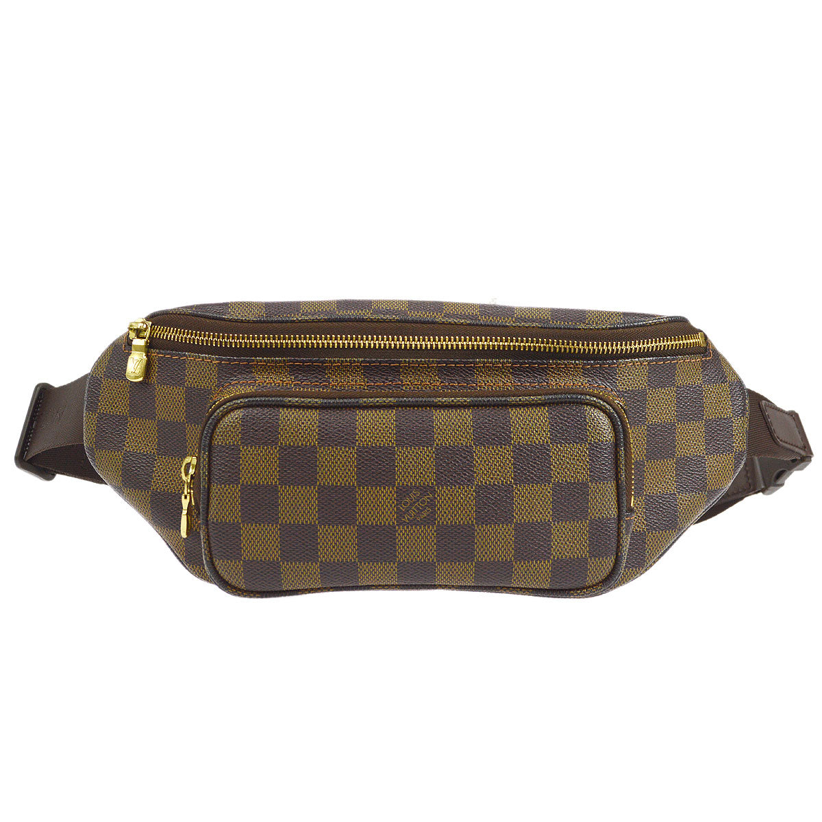 LOUIS VUITTON Melville Damier Ebene BumBag Brown