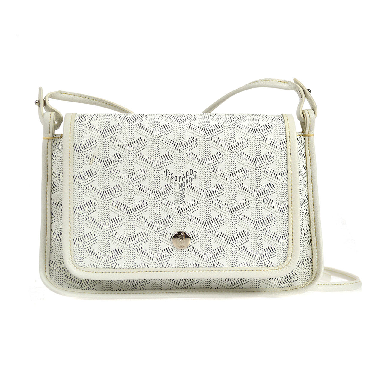 Goyard Plumet Pouch White for Women