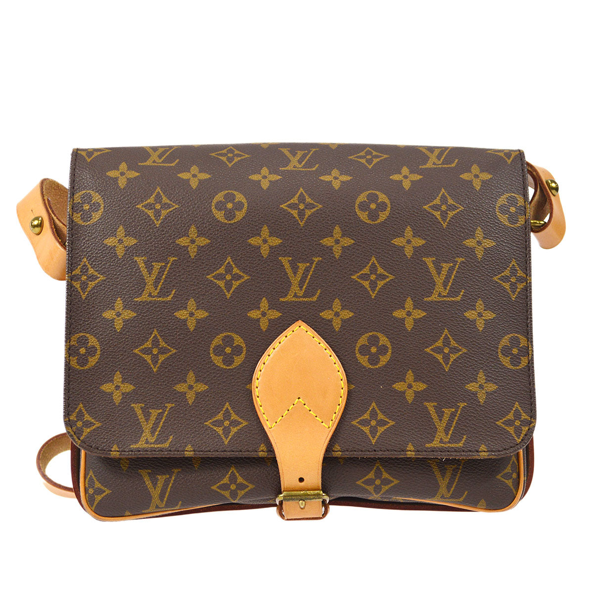 LOUIS VUITTON CARTOUCHIERE GM SHOULDER BAG MONOGRAM M51252 58136