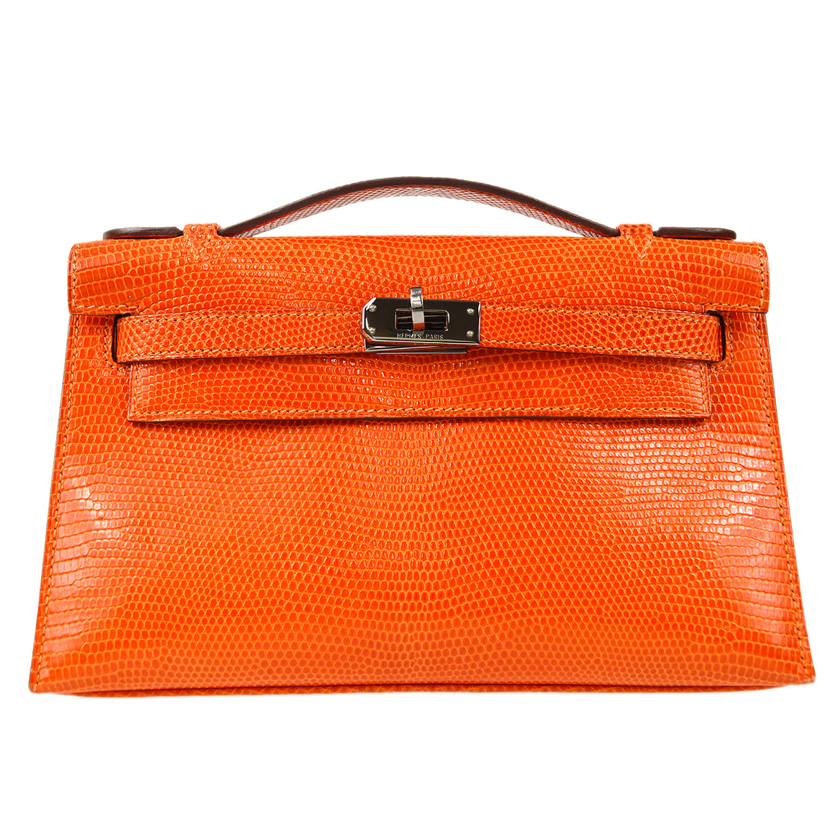 Hermes Kelly Pochette Lizard - 2 For Sale on 1stDibs