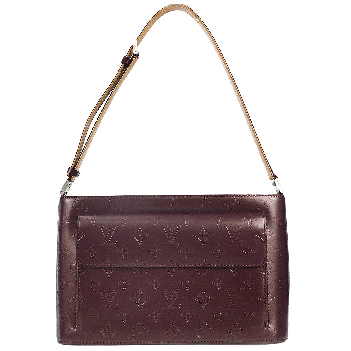 Louis Vuitton Purple Monogram Mat Alston Shoulder Bag Louis Vuitton