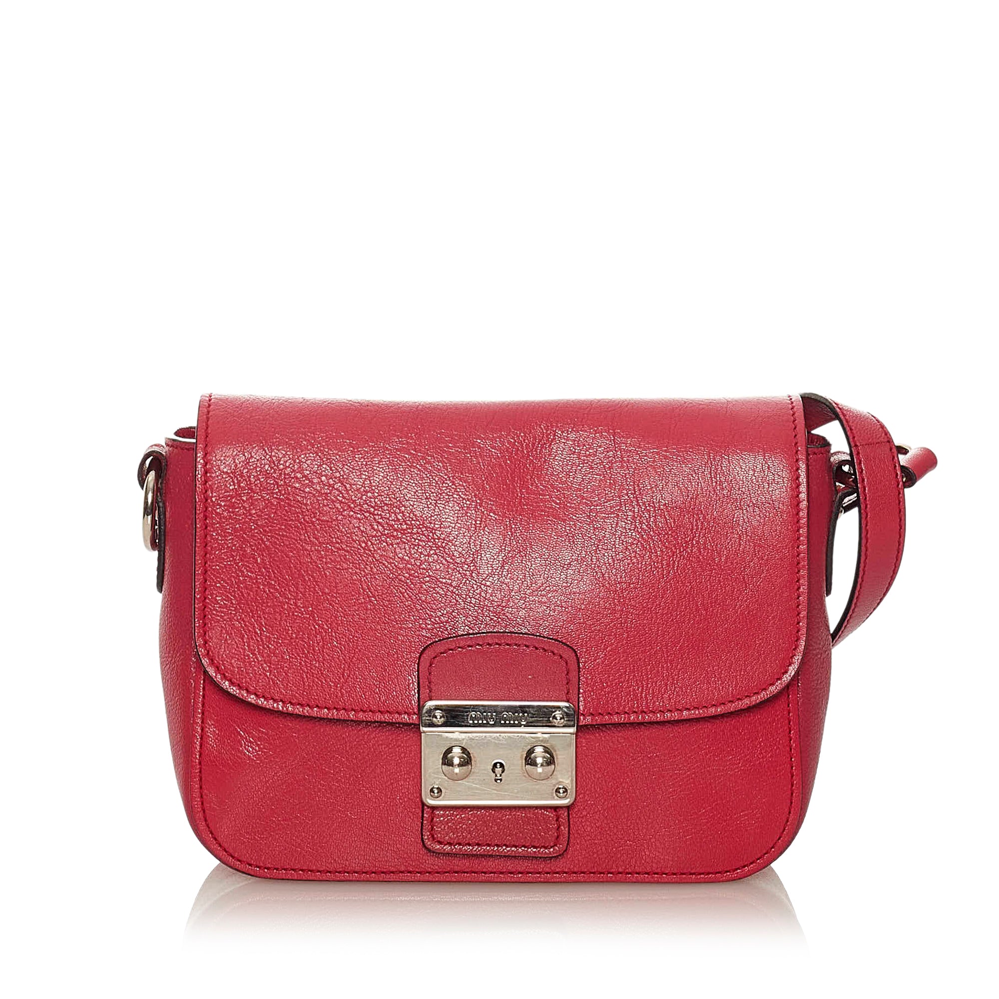 Vintage Miu Miu Madras Mini Crossbody Bag