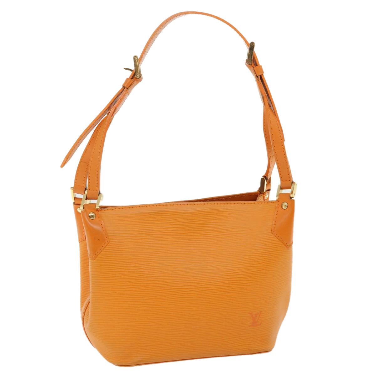 LOUIS VUITTON Orange Epi Leather MANDARA MM Large Shoulder Bag at