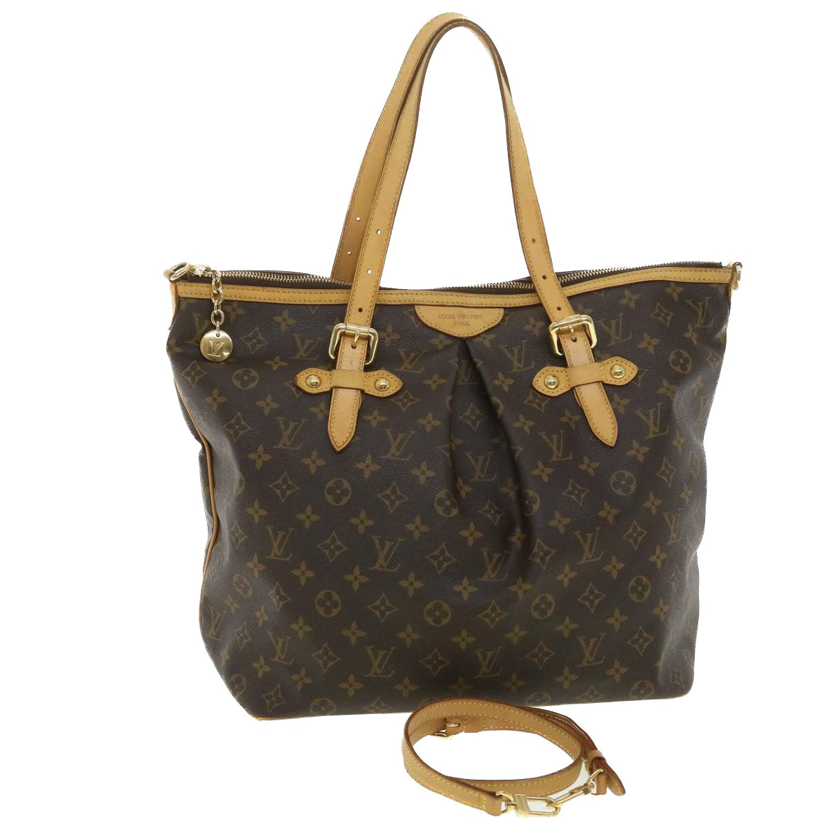 Authentic Louis Vuitton Palermo Gm Monogram Tote bag Shoulder Bag