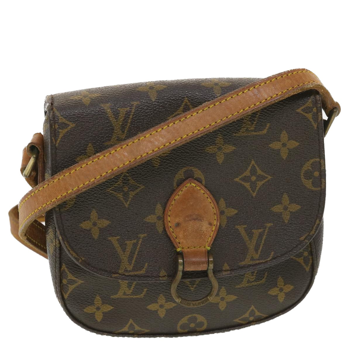 Louis Vuitton Ebene brown Monogram Canvas Saint Cloud PM Shoulder Bag