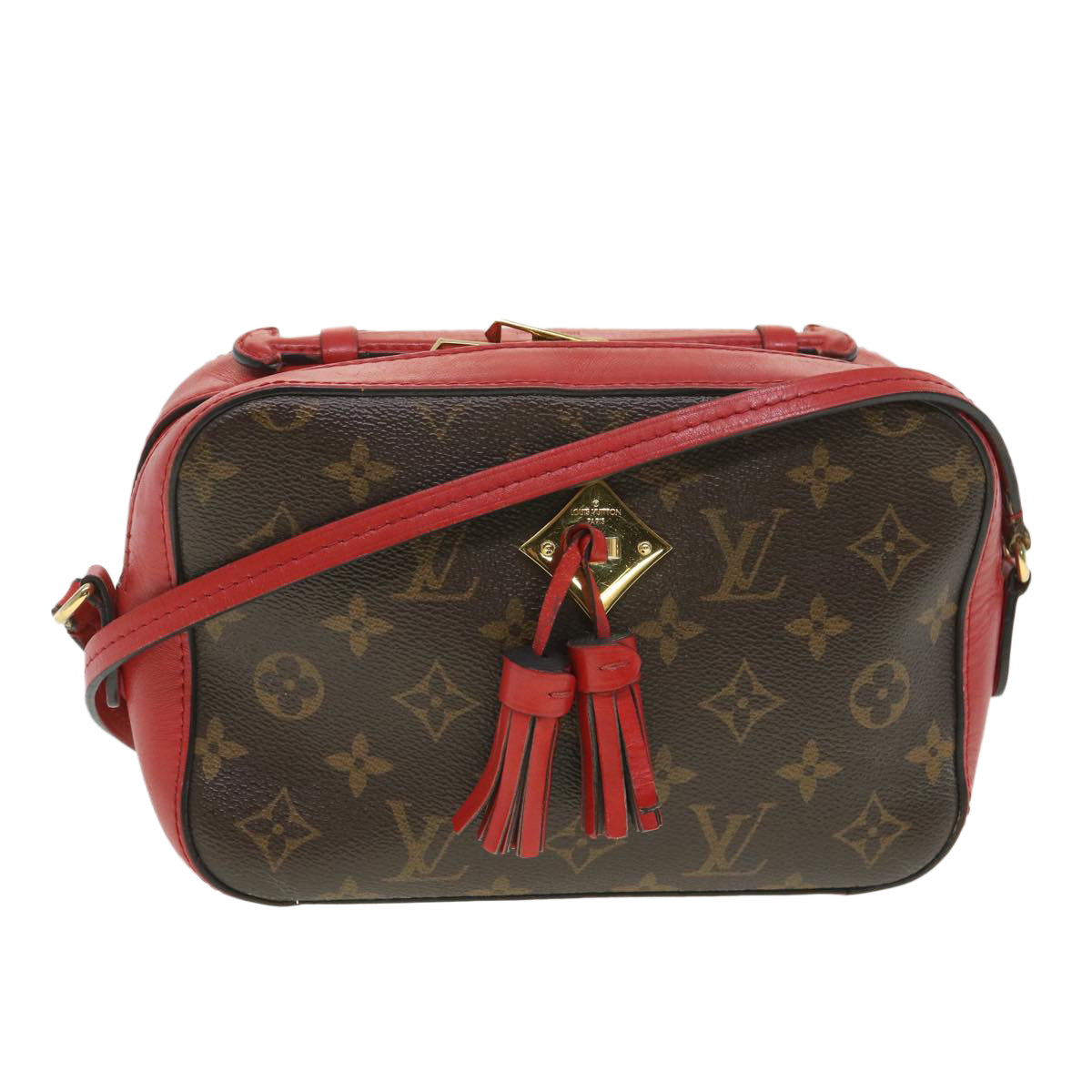 Louis Vuitton Black Monogram Canvas Saintonge Crossbody Bag