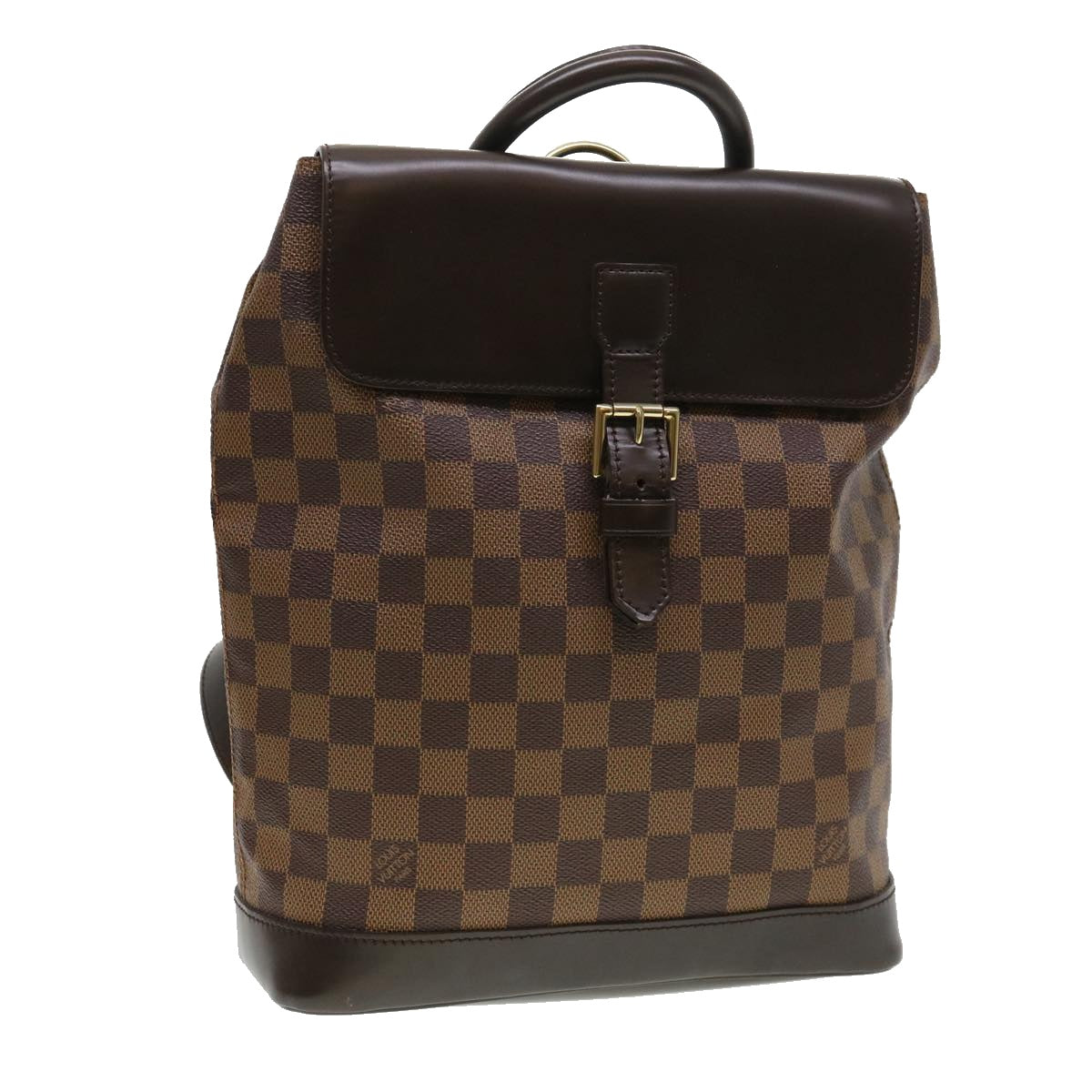 LOUIS VUITTON Damier Ebene SOHO Backpack Bag