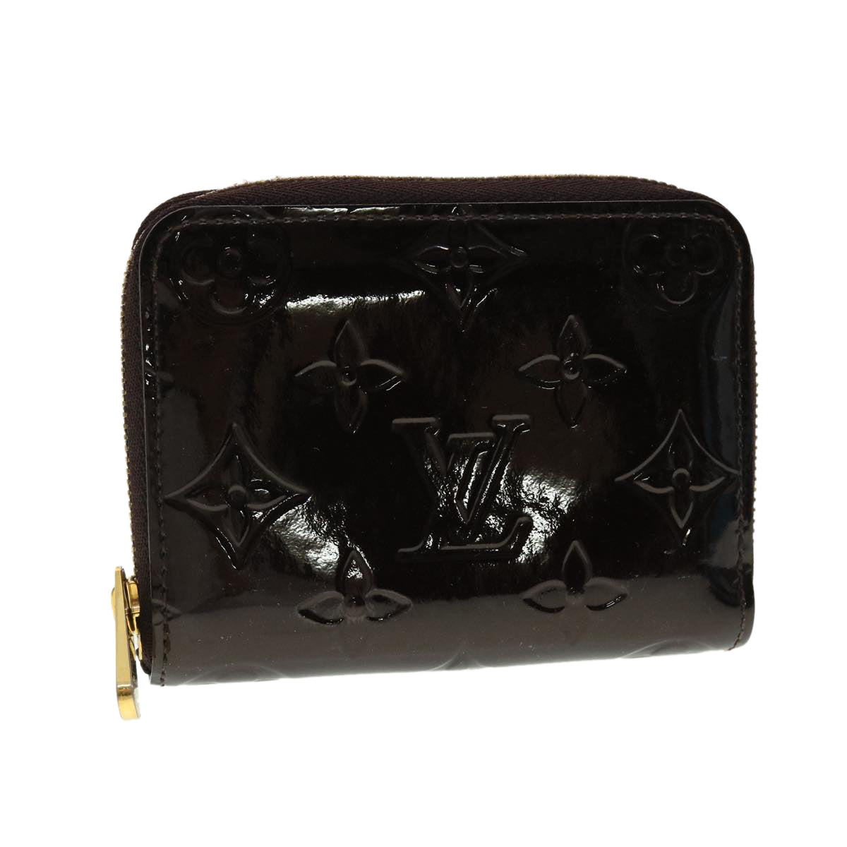 Louis Vuitton Monogram Amarante Zippy Leather Vernis Wallet W